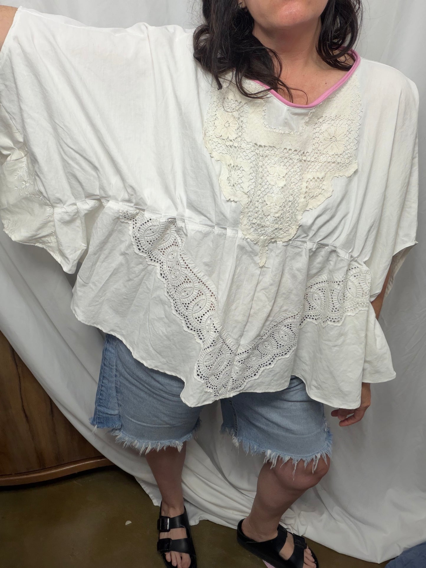 Horizon Lawn Blouse, Fits XS to 3X