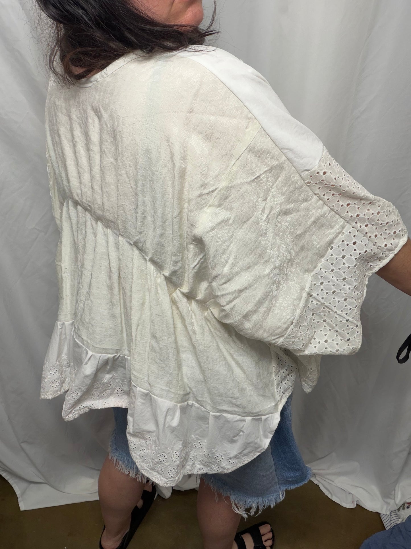 Horizon Lawn Blouse, fits XS to 4X