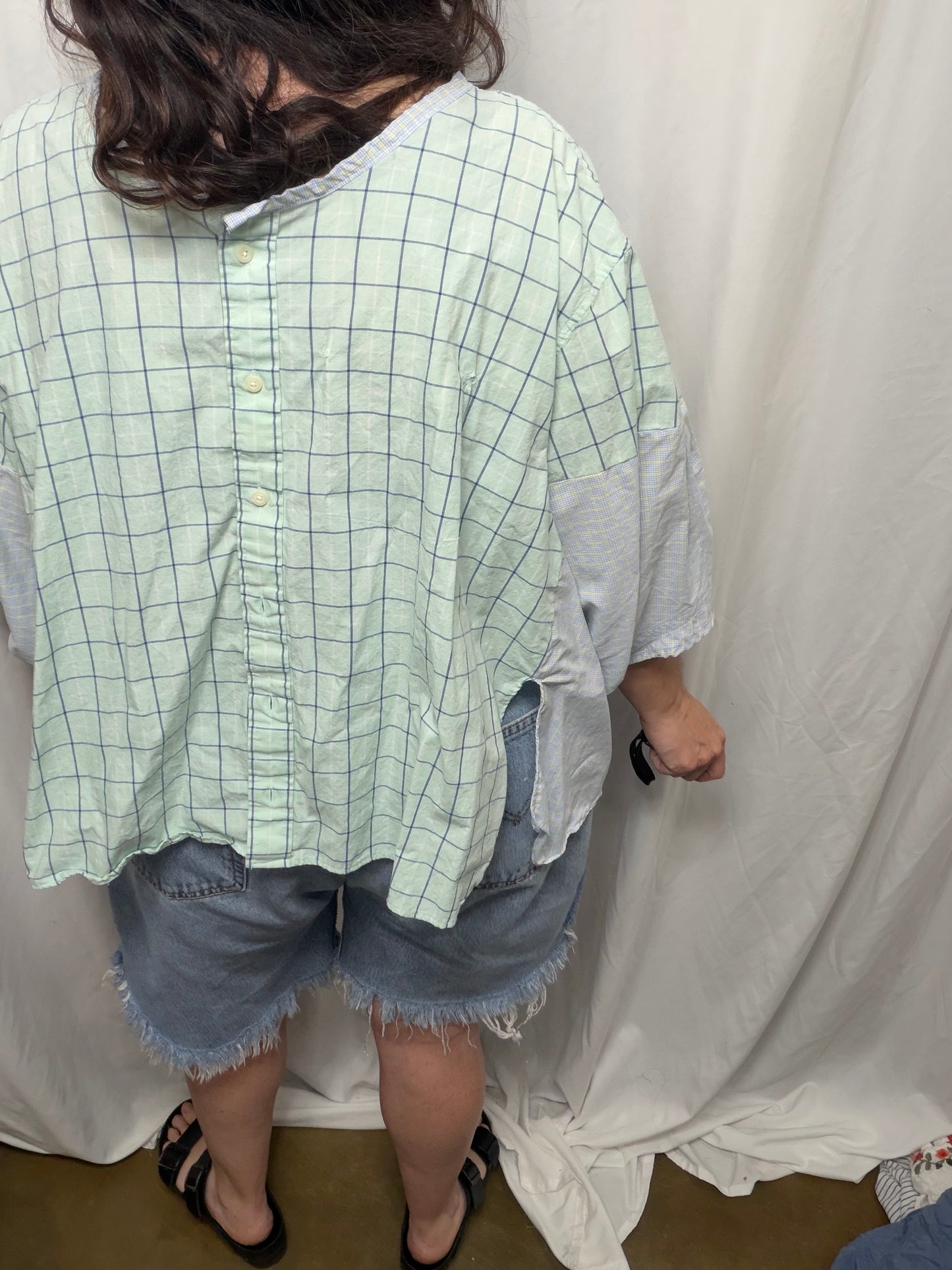 Reversible Georgette Blouse, fits XS to 3X
