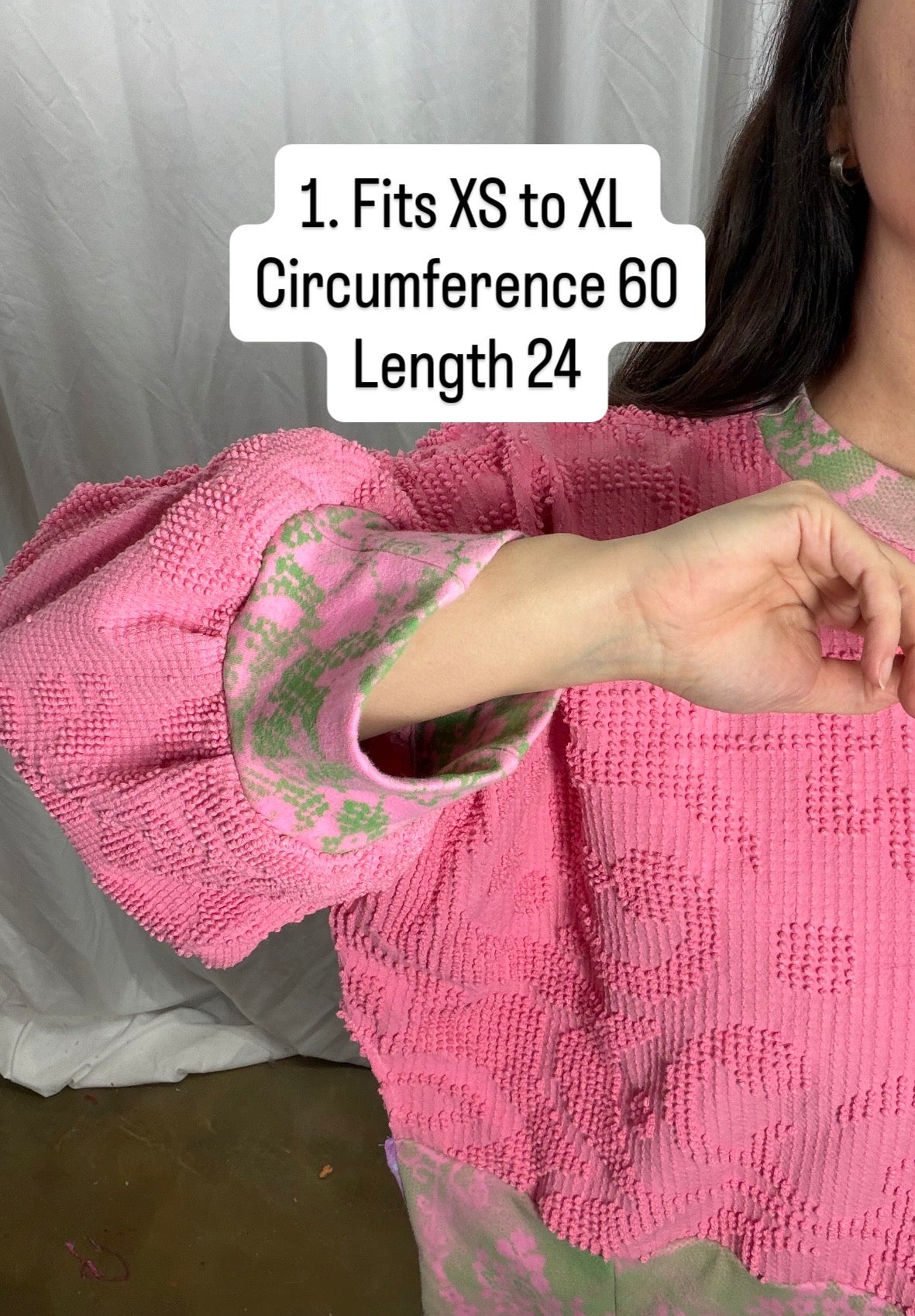 1. Foxglove Pullover Fits XS to XL