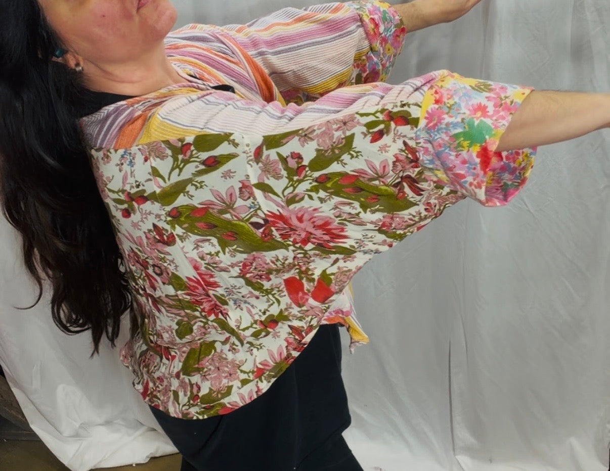 Phlox Blouse Fits XS to 2X