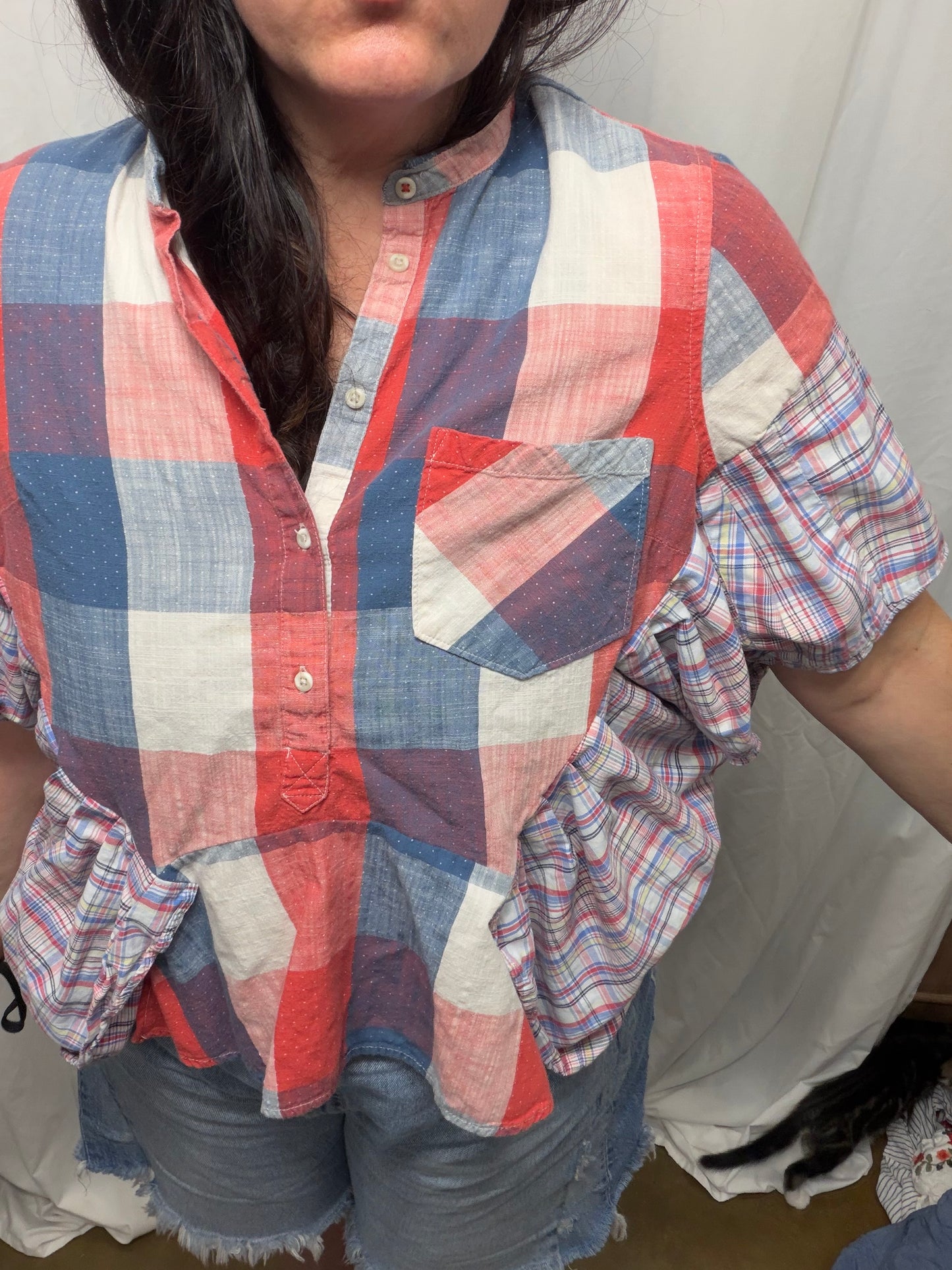 Georgette Blouse, fits XS to 2X