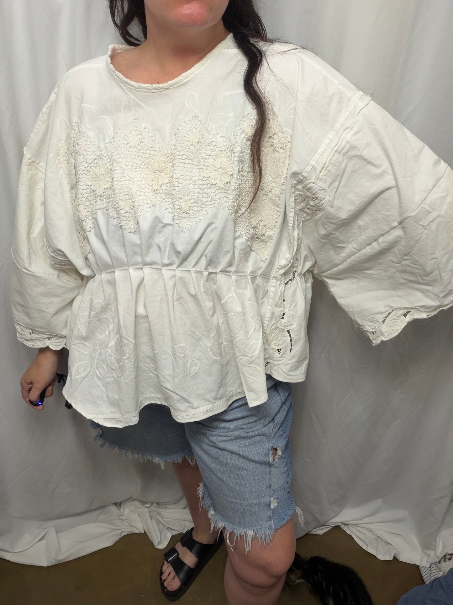 Horizon Lawn Blouse, fits XS to 2X