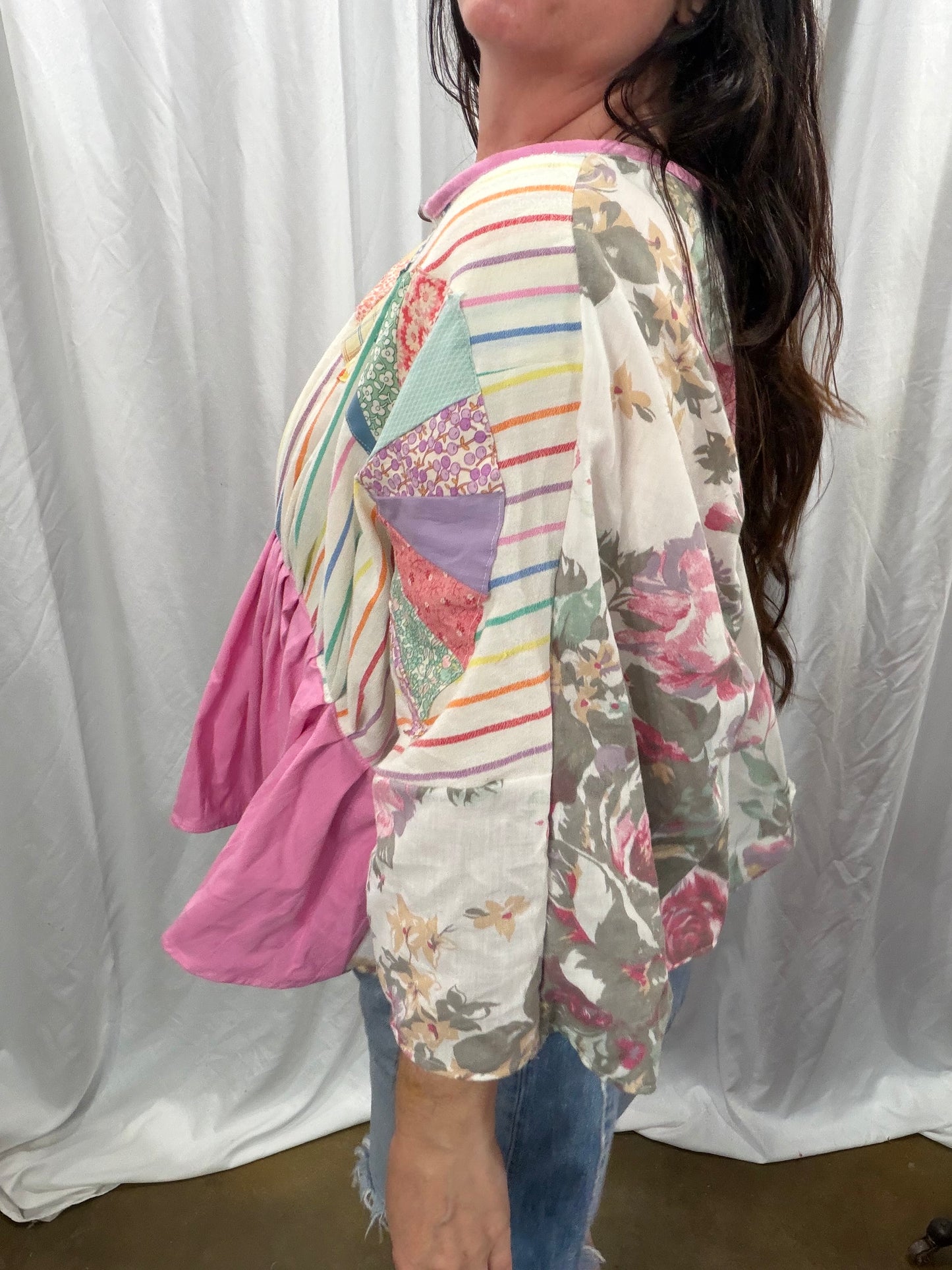 Horizon Lawn Blouse, fits XS to 2X