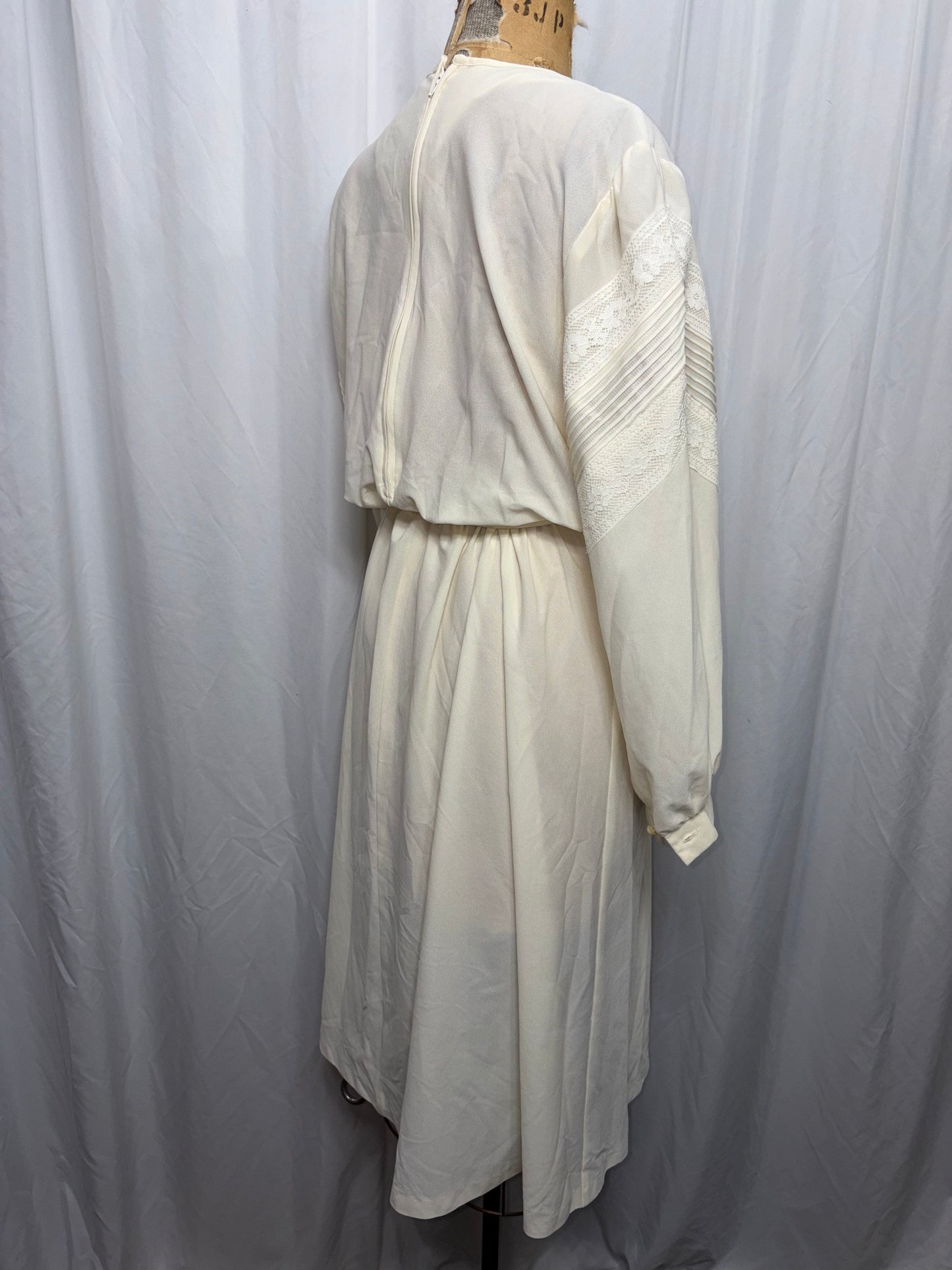 Vintage Polyester Dress, Fits S to L