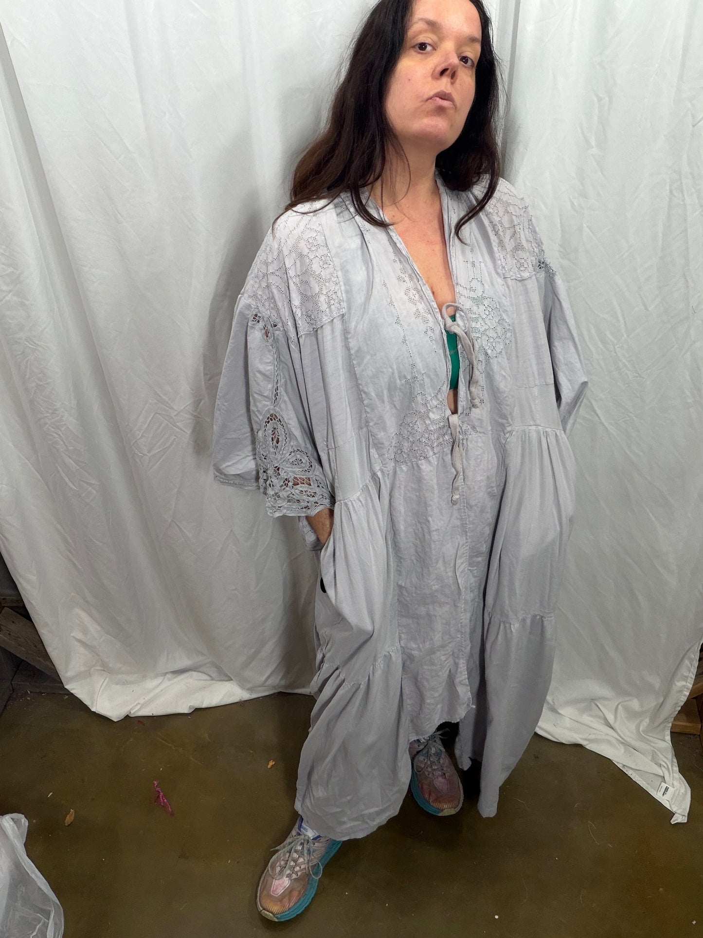 17. Foxglove Maxi-Top/Kimono Fits XS to 3X when closed