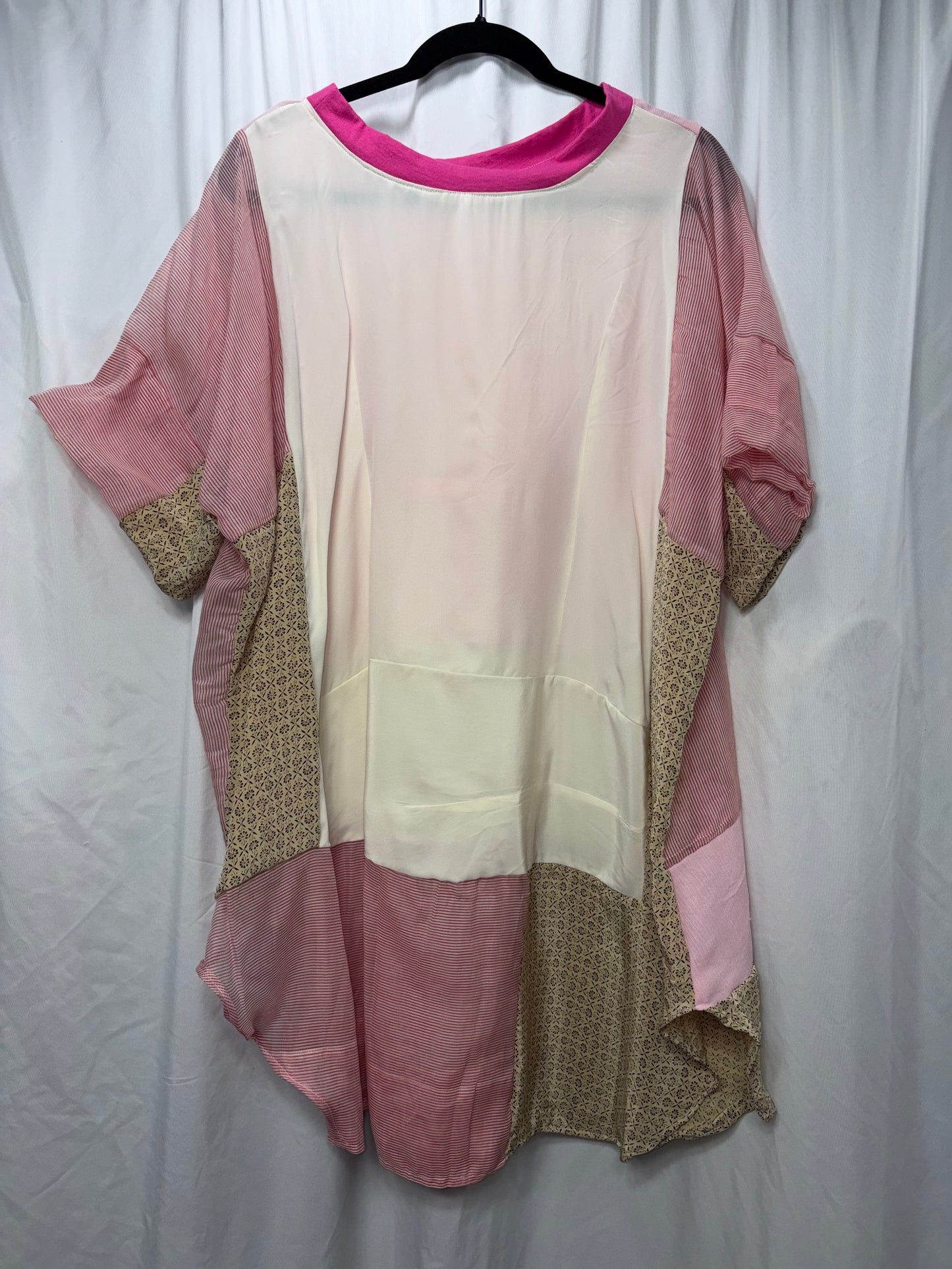 Silk Fern Tunic, fits S to 3X