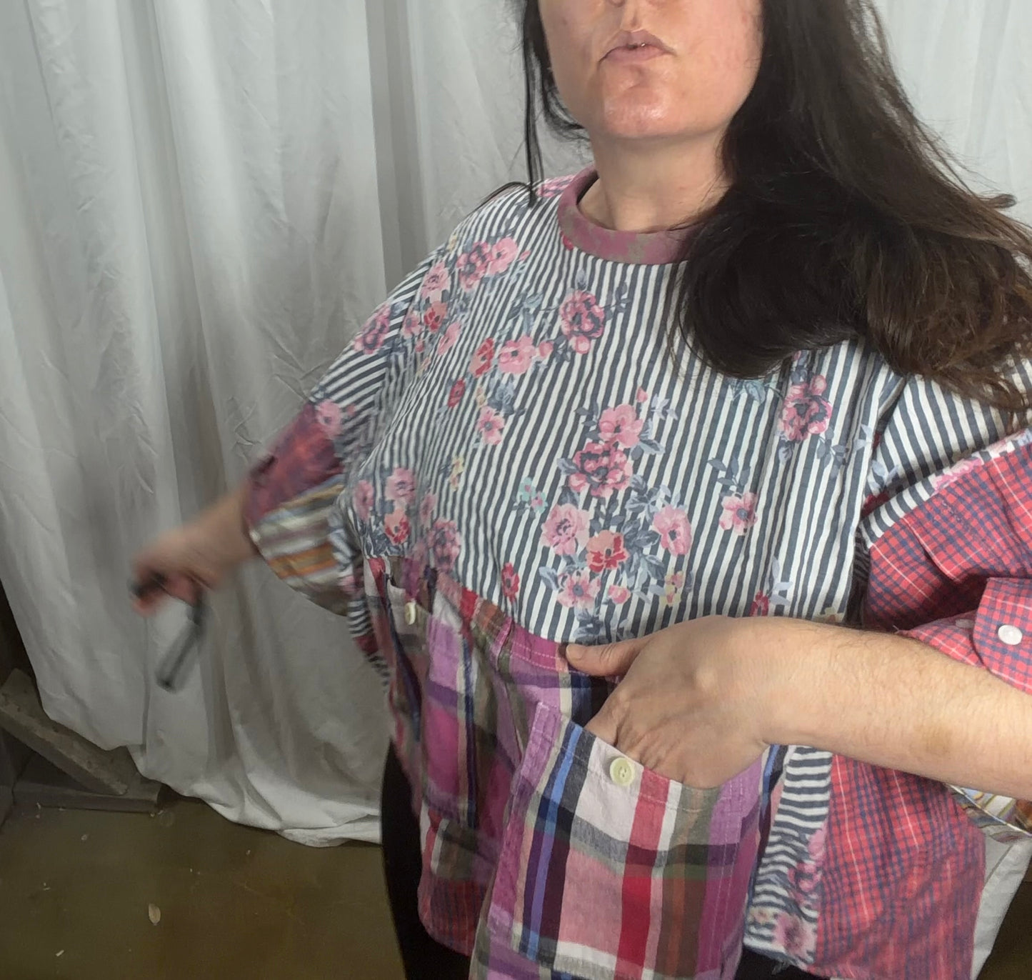 Camelia Blouse,  fits XS to 2X