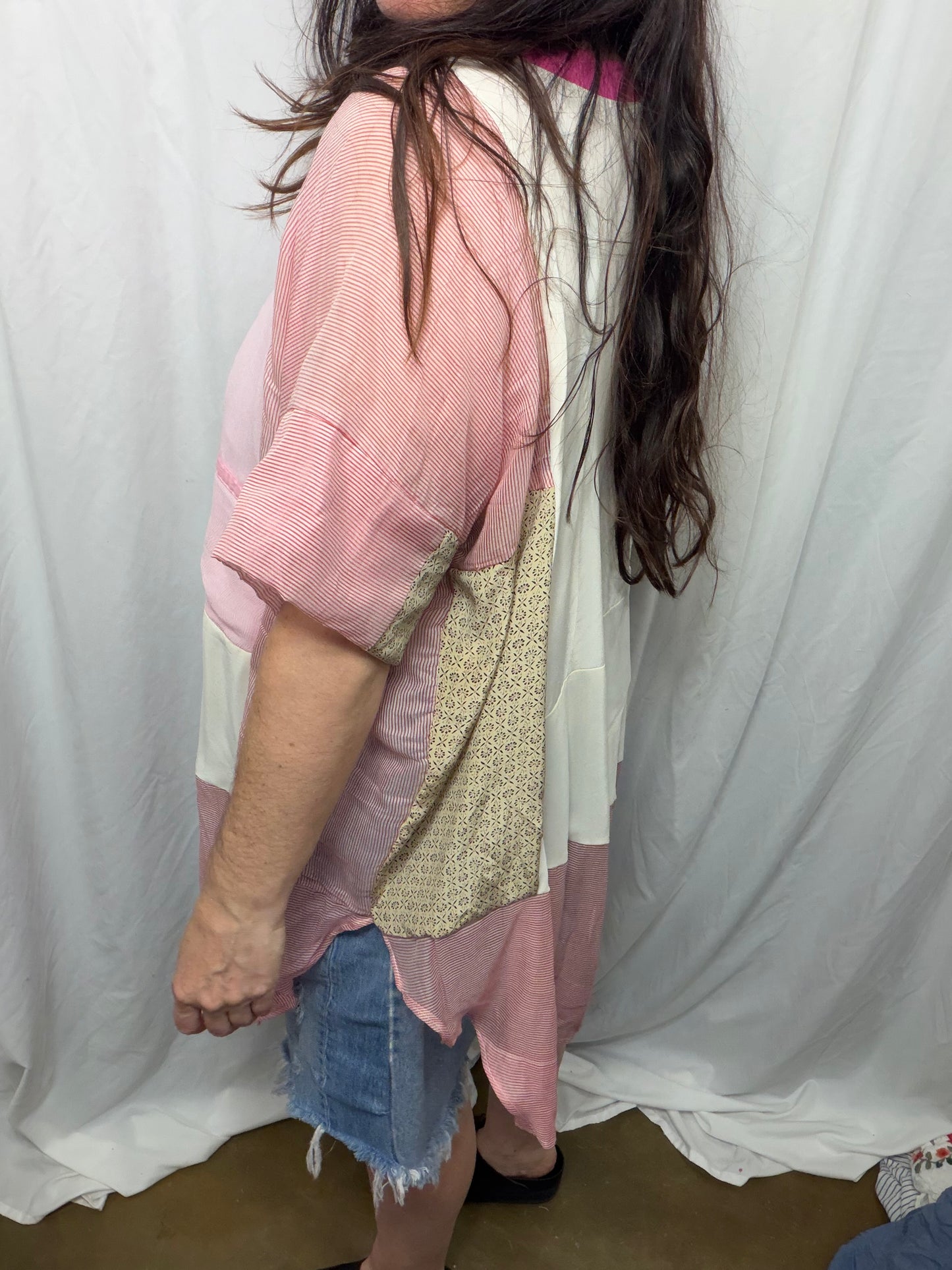 Silk Fern Tunic, fits S to 3X