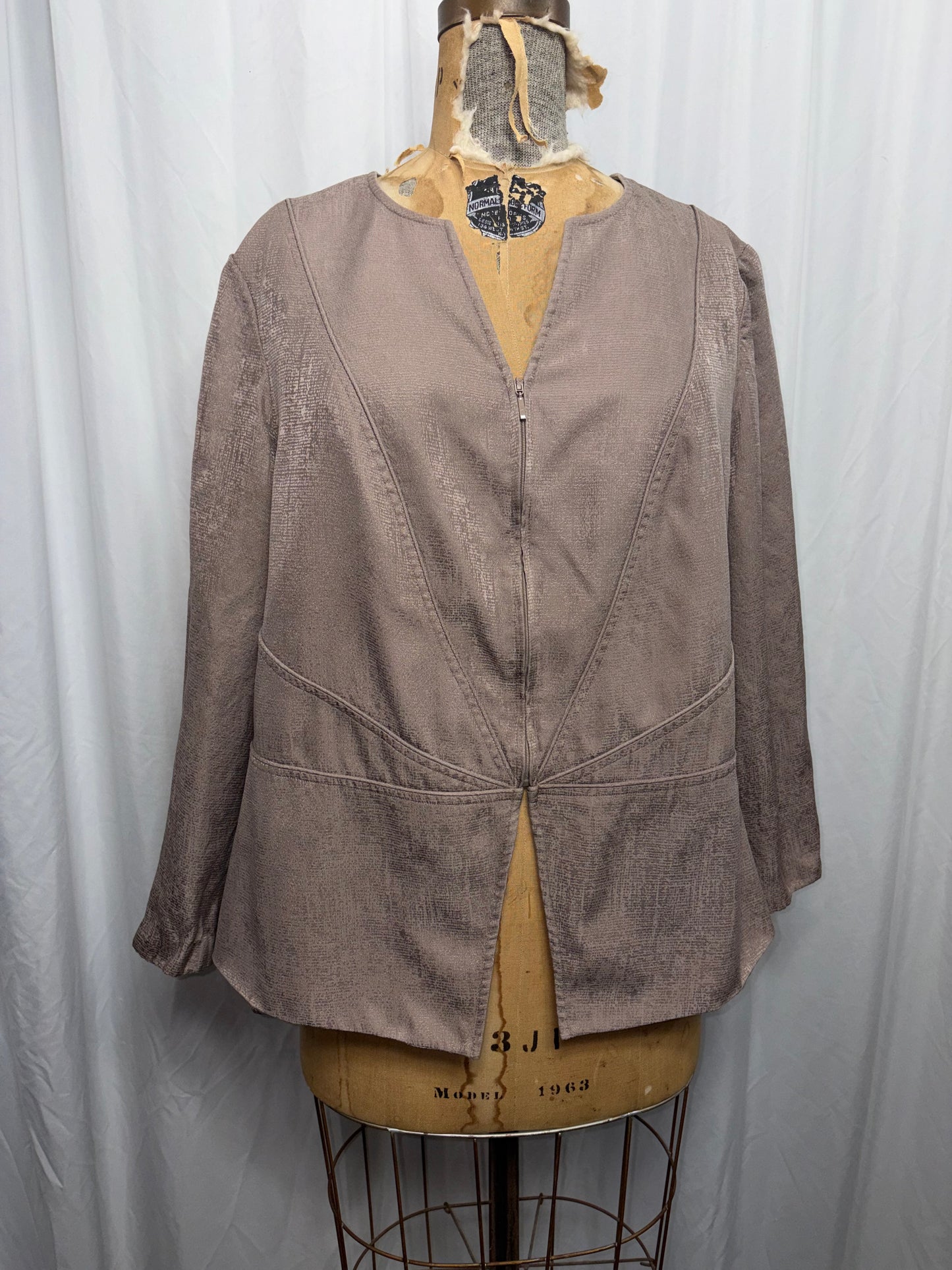 Vintage Silk Jacket, Fits S/M to XL