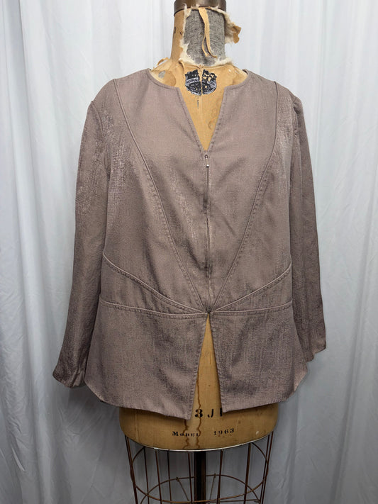 Vintage Silk Jacket, Fits S/M to XL