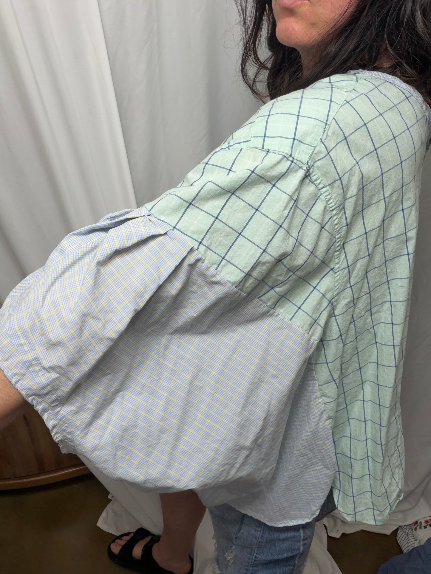 Reversible Georgette Blouse, fits XS to 3X