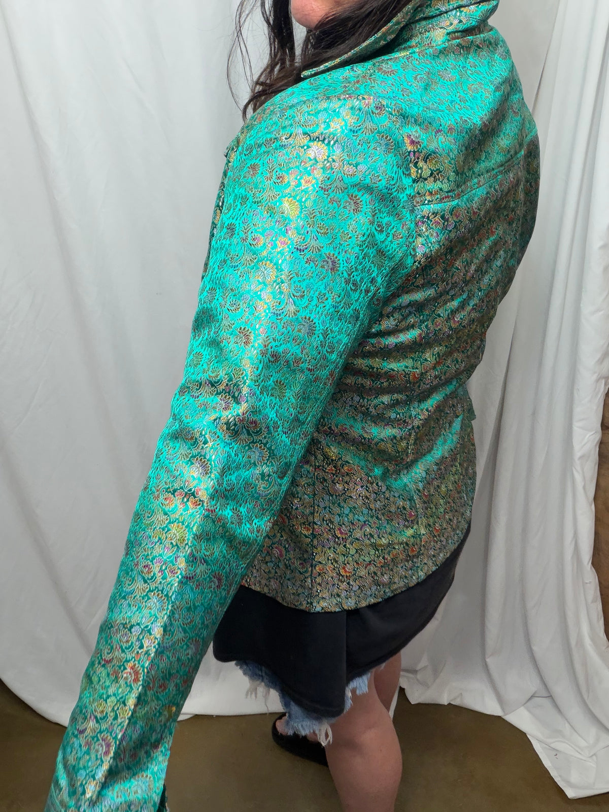 Vintage Chinoiserie Jacket, fits XS to M/L
