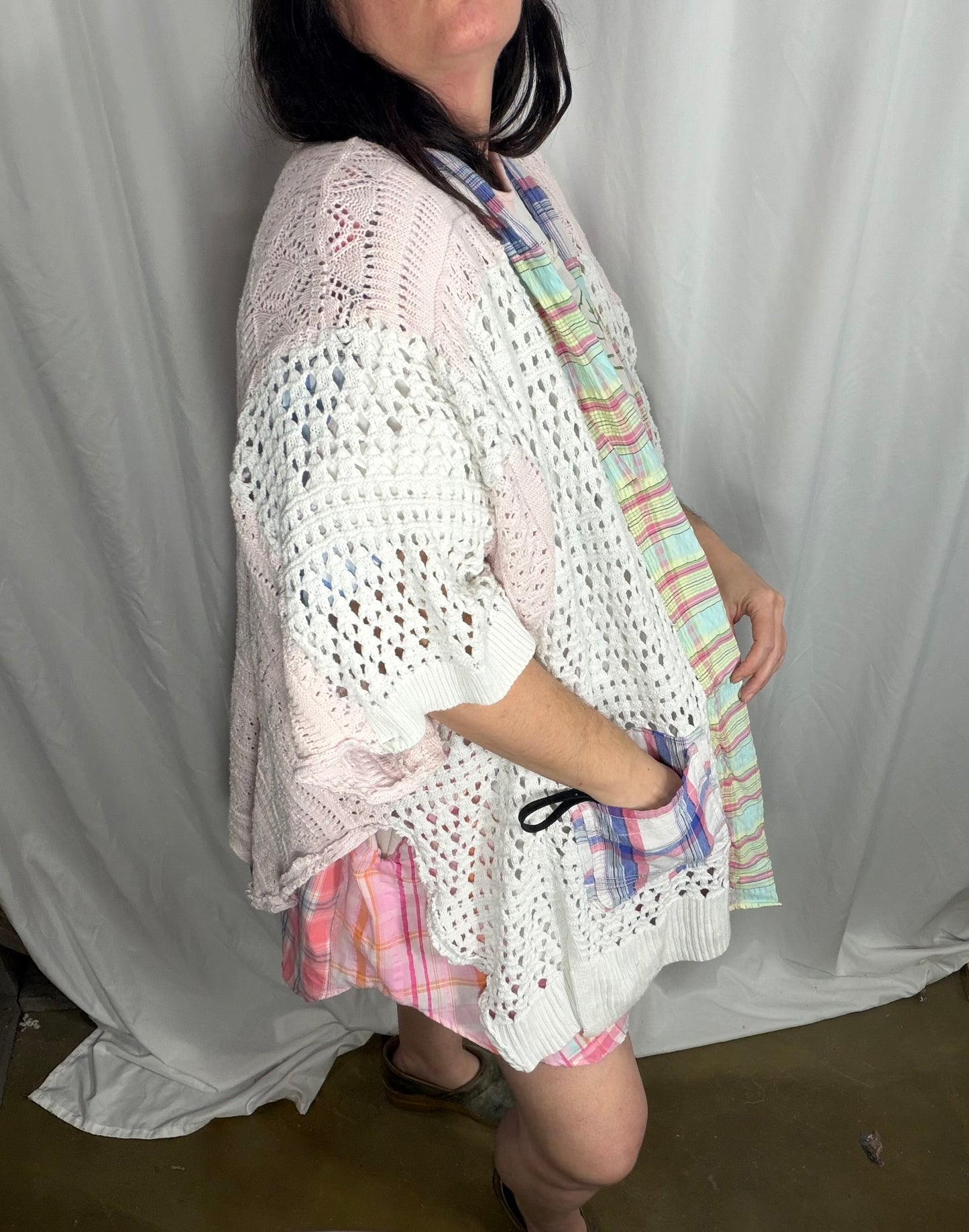 Beach Cardigan, Fits XS to 3X