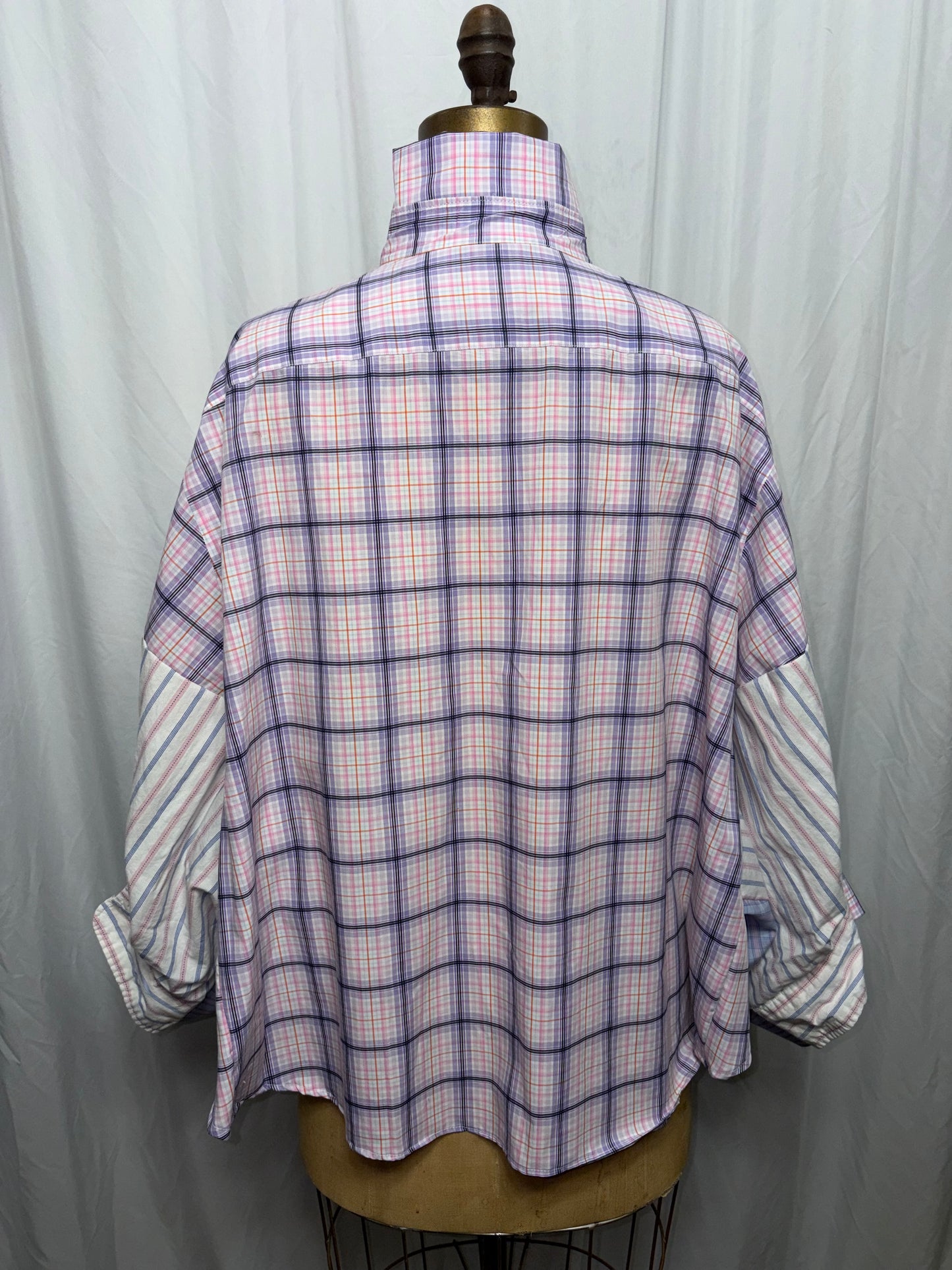 3/4 Heirloom Button Down Pullover, fits S/M to 3X