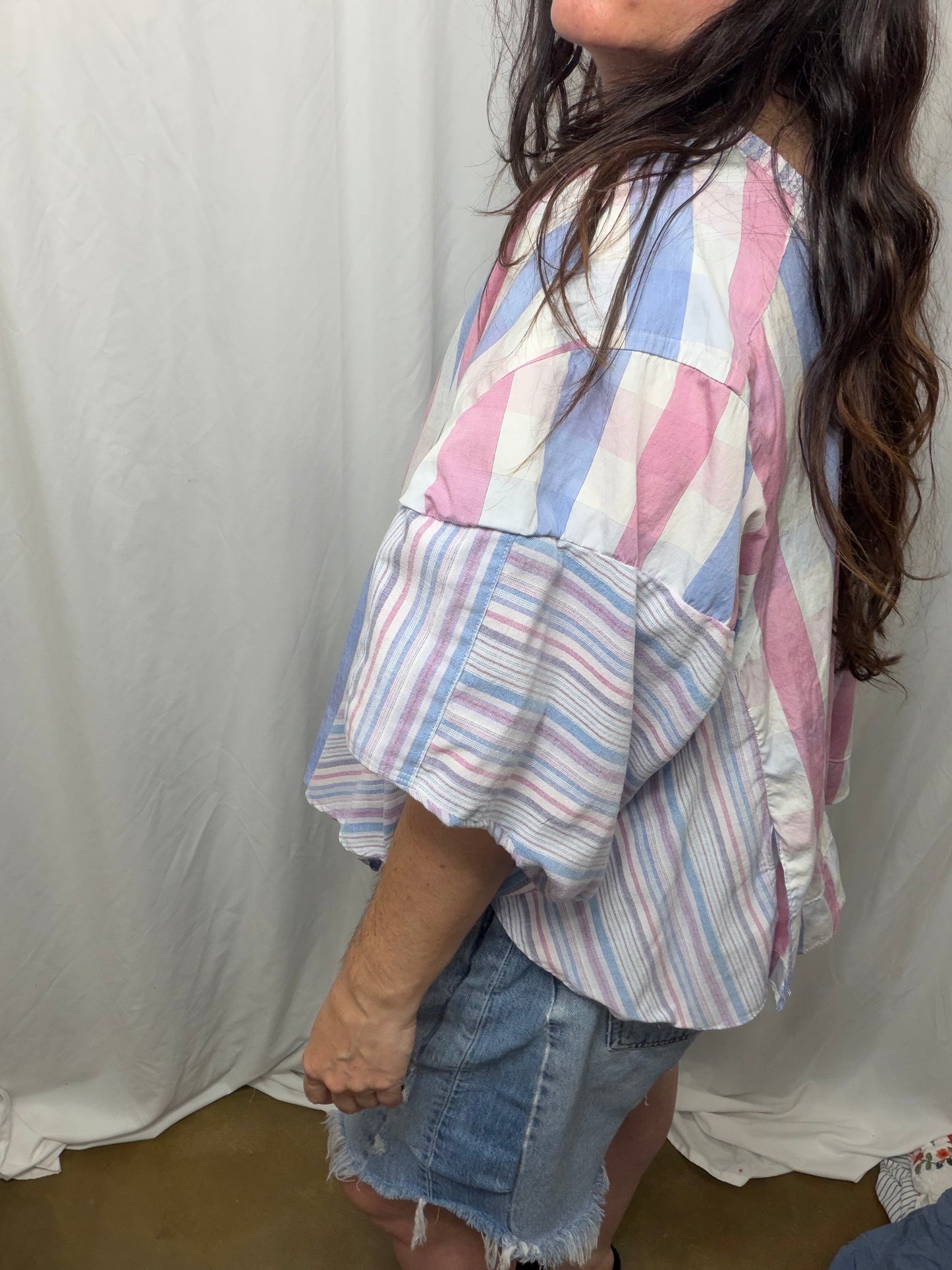Reversible Georgette Blouse fits XS to 3X