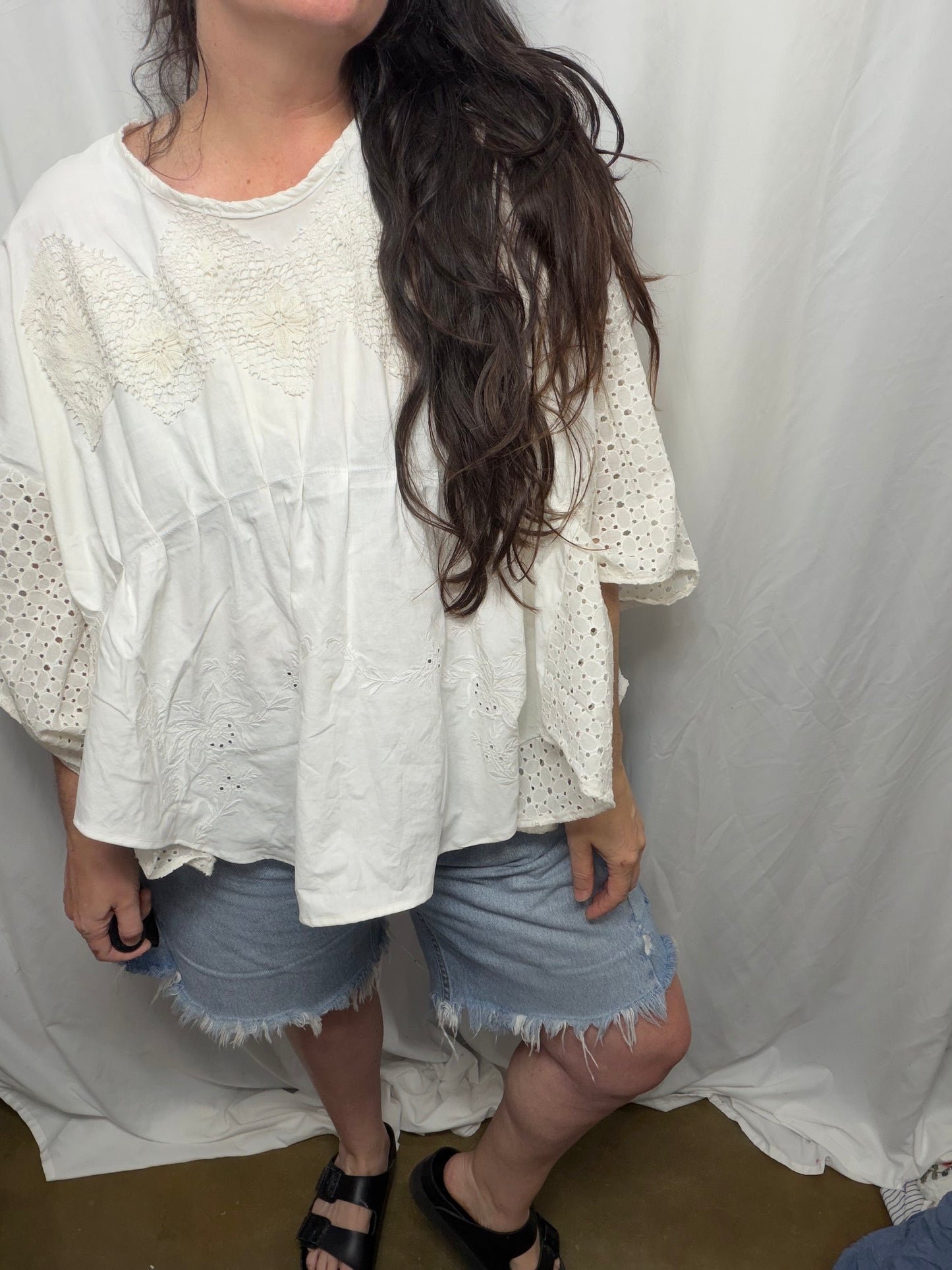 Horizon Lawn Blouse, fits XS to 4X