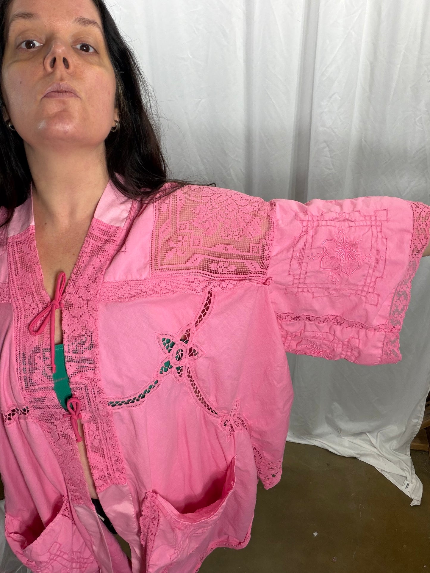 6.  Foxglove Maxi-Top/Kimono Fits XS to 4X