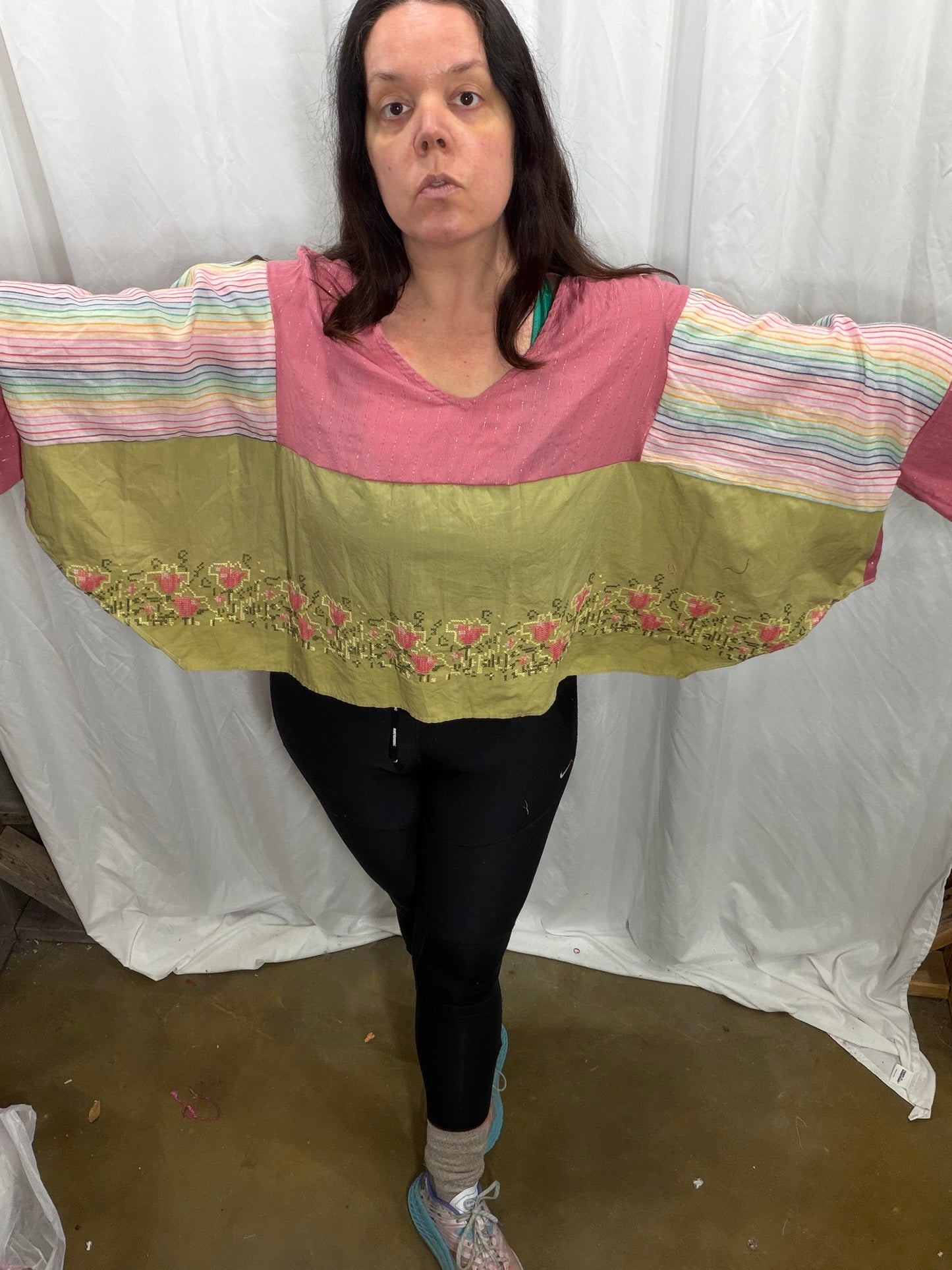 7. Foxglove Blouse Fits XS to 3X