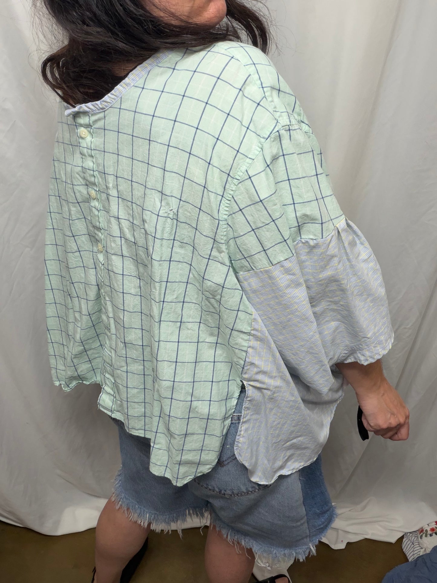Reversible Georgette Blouse, fits XS to 3X