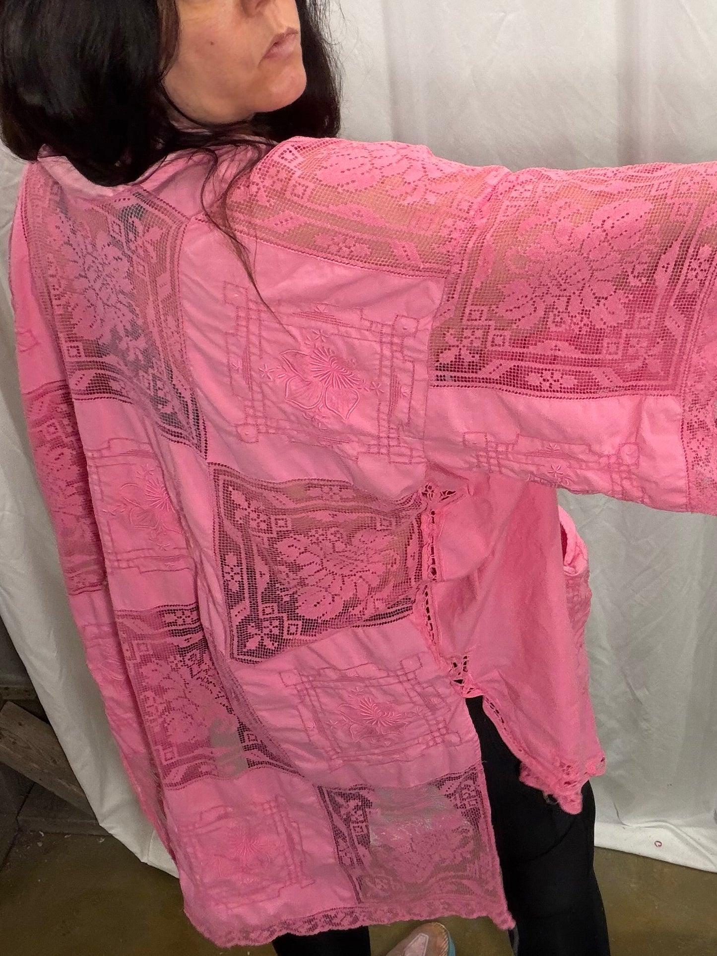 6.  Foxglove Maxi-Top/Kimono Fits XS to 4X