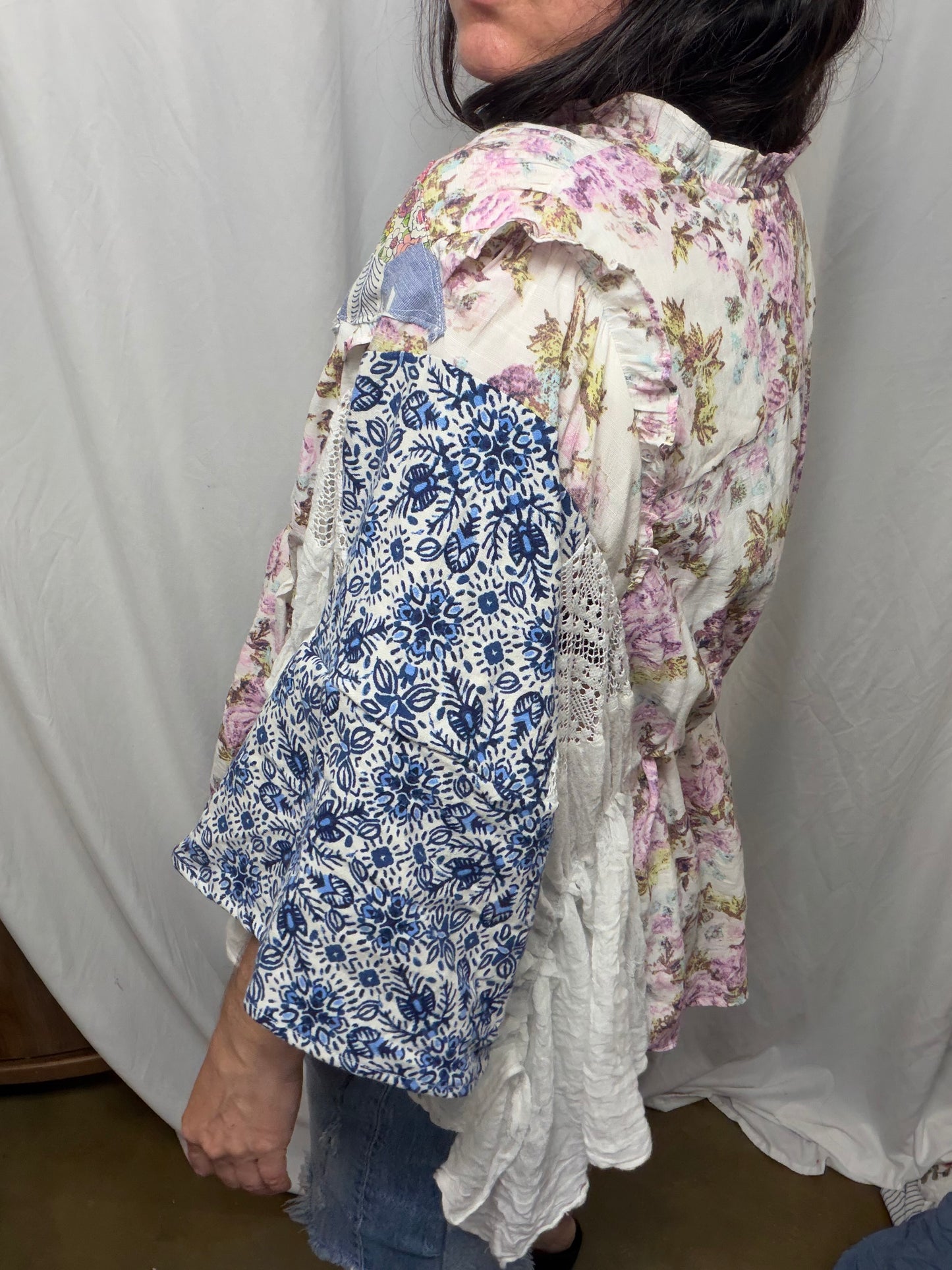 Zephyr Kimono/Blouse, fits XS to 3X