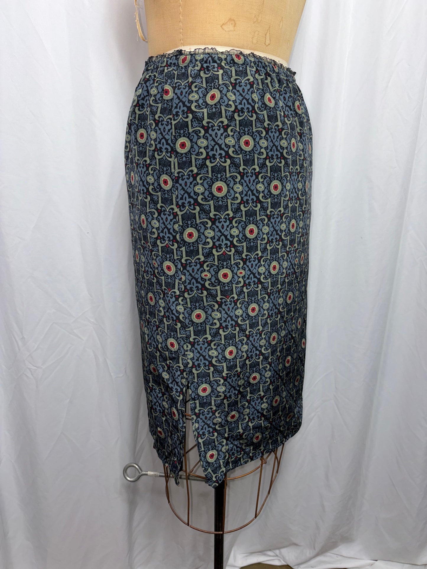 Vintage Y2K Silk Skirt, fits M/L
