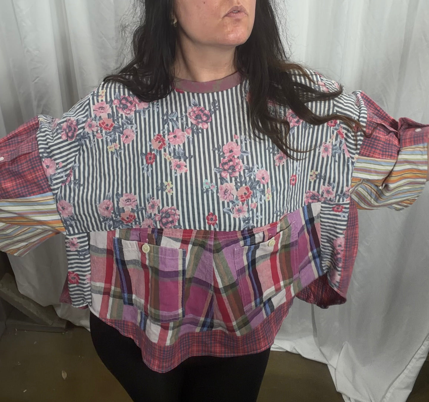 Camelia Blouse,  fits XS to 2X
