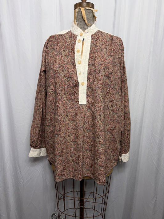 Vintage Cotton Tunic, Fits XS to 2XL