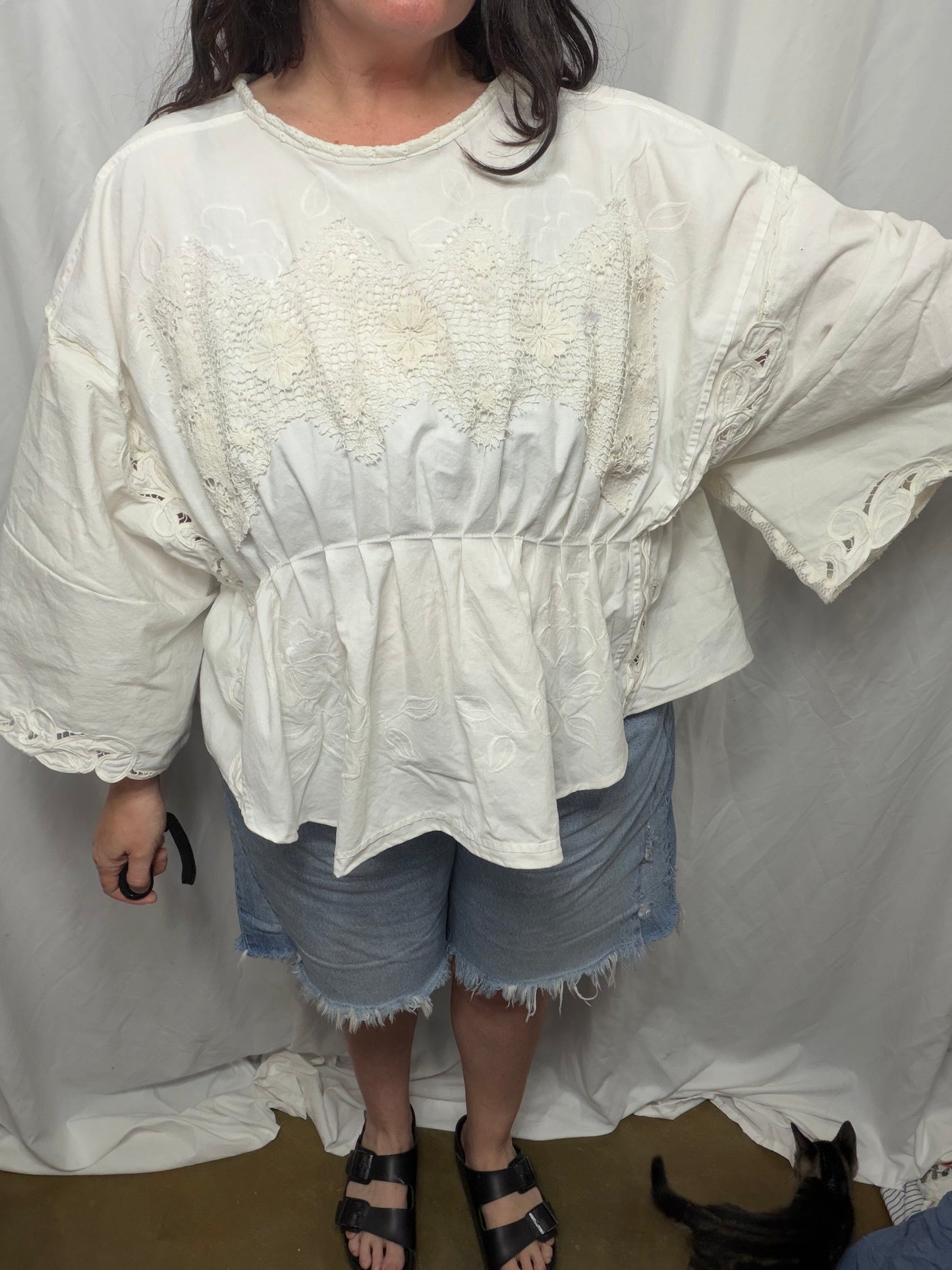 Horizon Lawn Blouse, fits XS to 2X