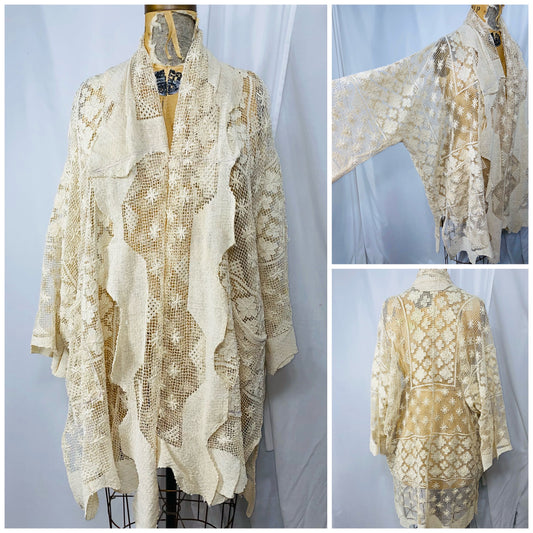 Free Size Violet Kimono