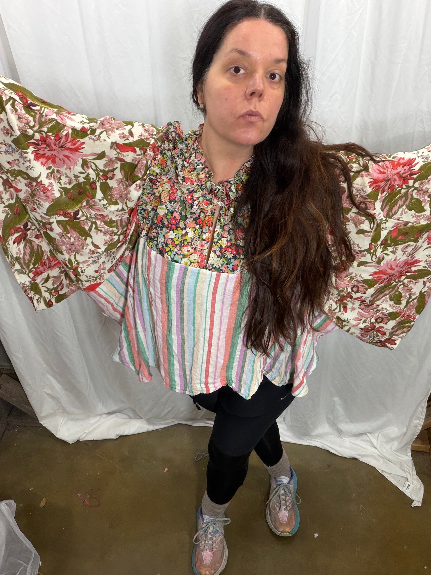 9. Foxglove Blouse Fits XS to 4X