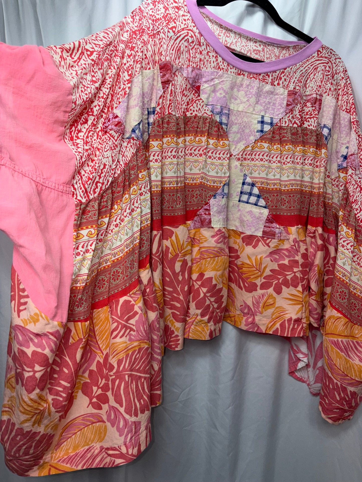 Fern Poncho Blouse, Free Size