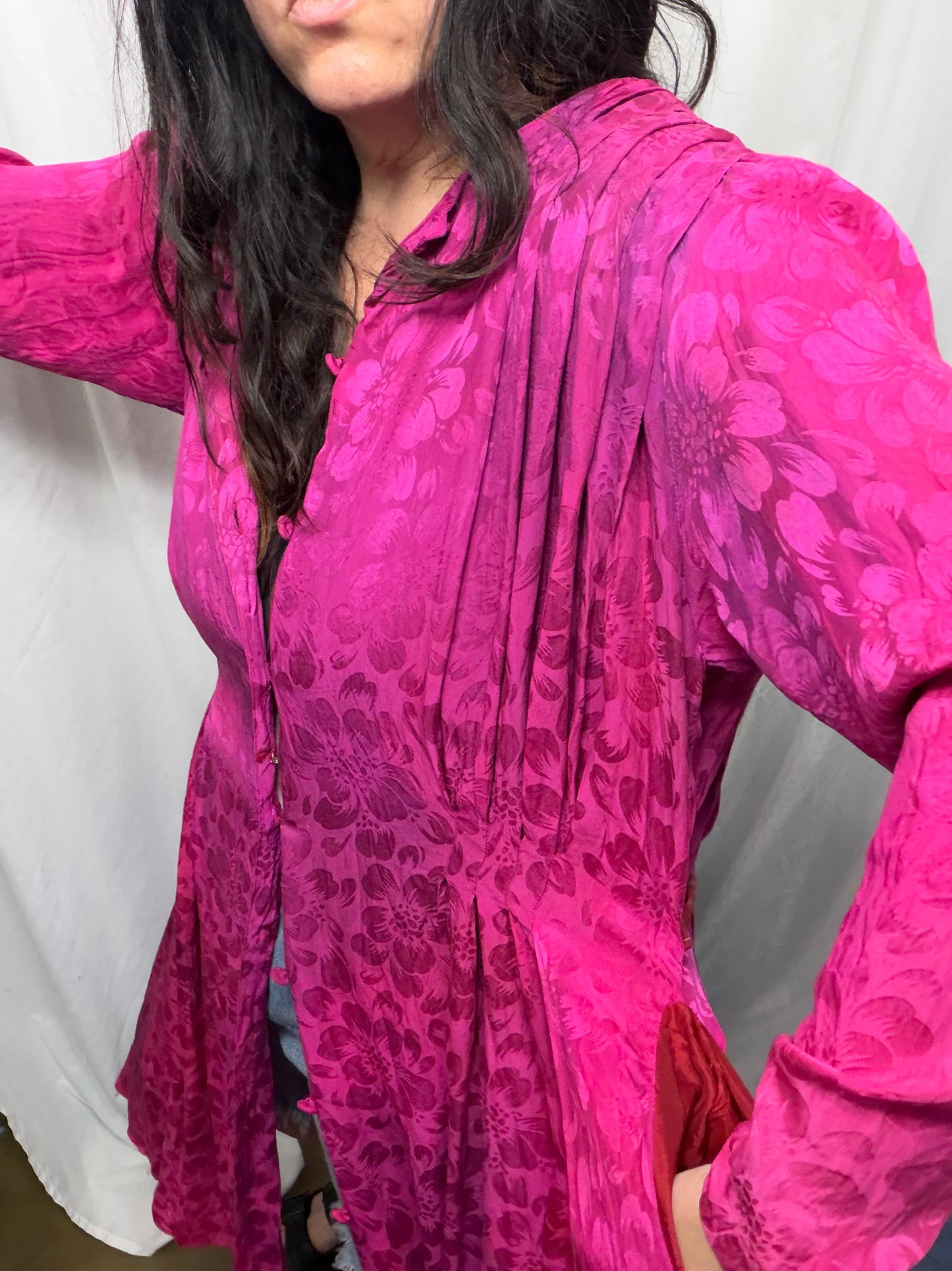 Silk Regent Duster, Fits XS to 2X