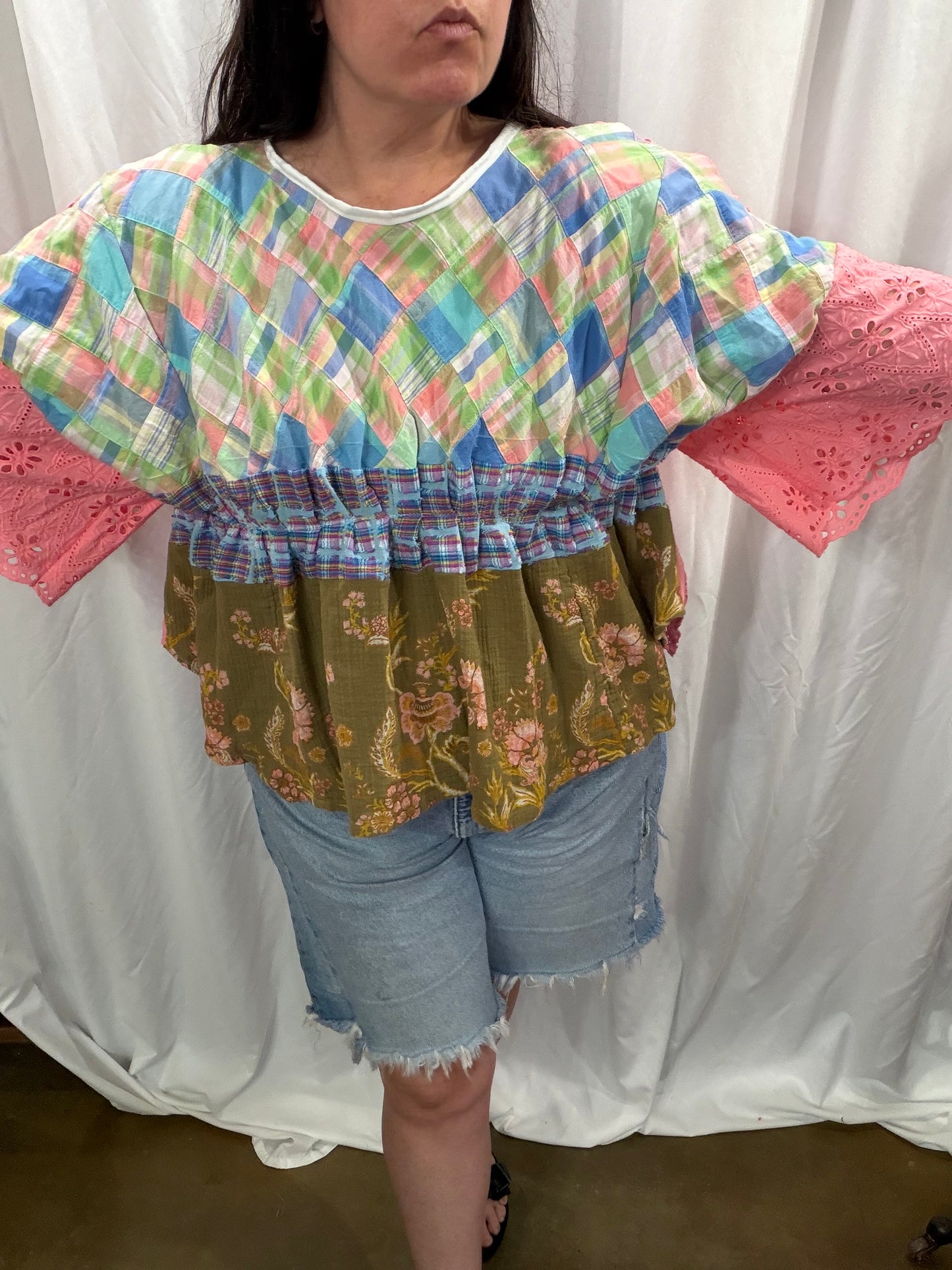 Horizon Lawn Blouse, fits XS to XL