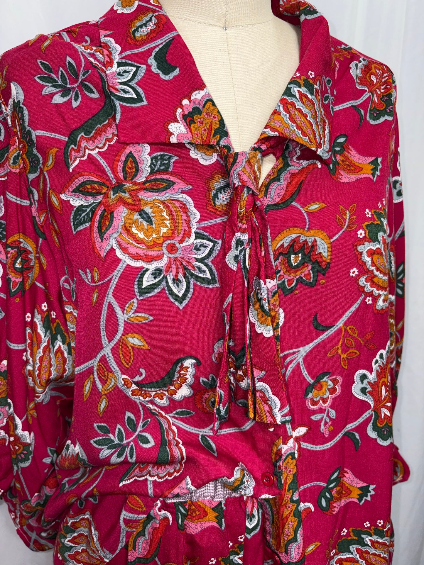 Reworked Vintage Culotte Set, Fits XS to M