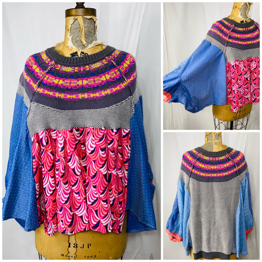 Free Size Violet Pullover