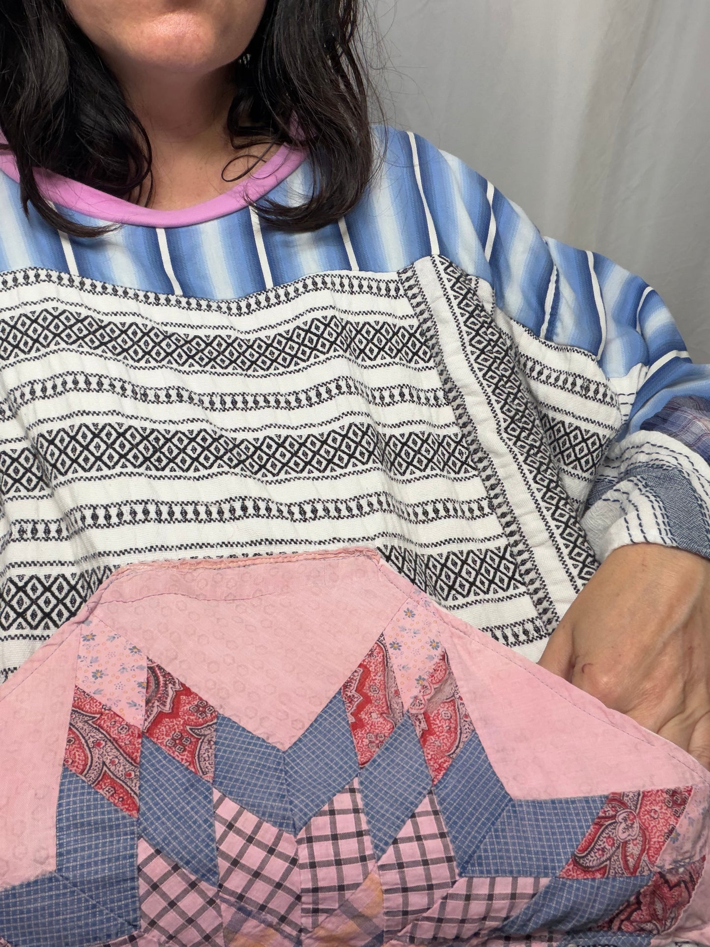 Mimosa Poncho Blouse, Free Size