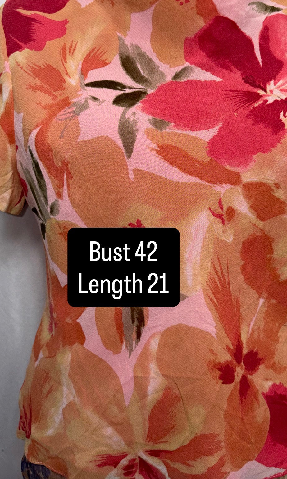 Vintage Silk Blouse, fits XS to M