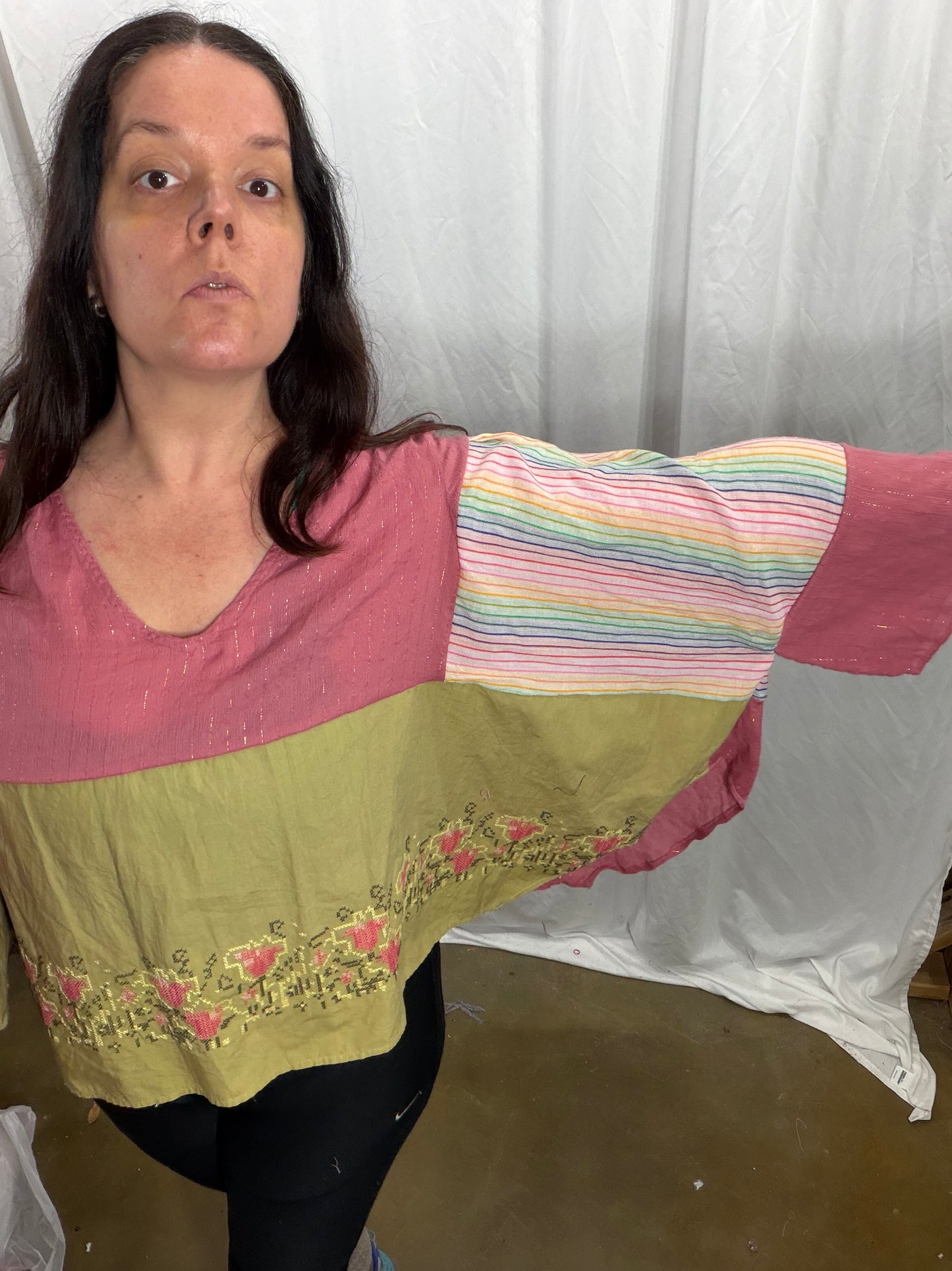 7. Foxglove Blouse Fits XS to 3X