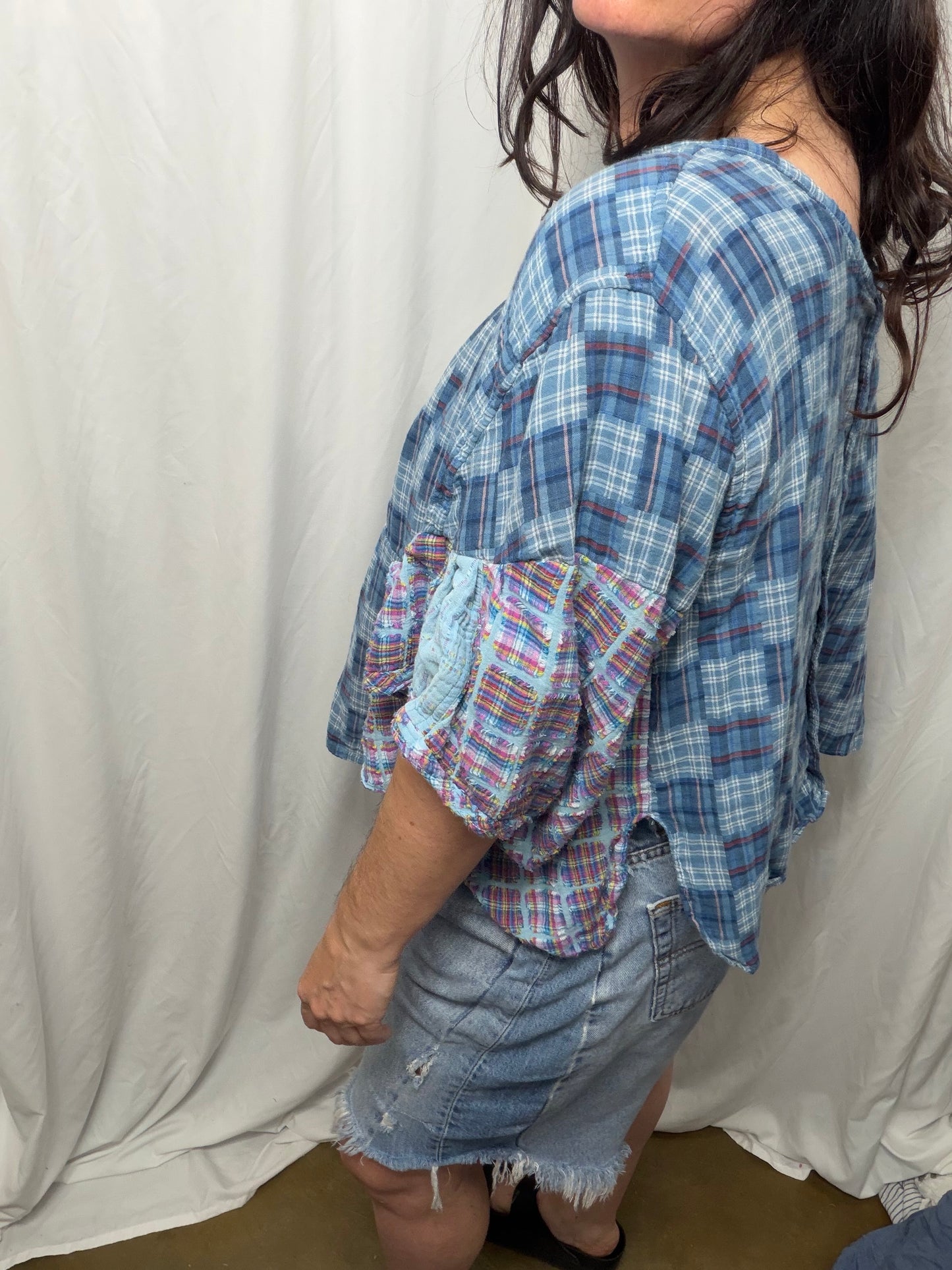 Reversible Georgette Blouse, fits XS to 3X