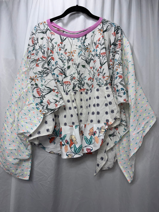 Fern Poncho/Blouse, fits XS to 3X