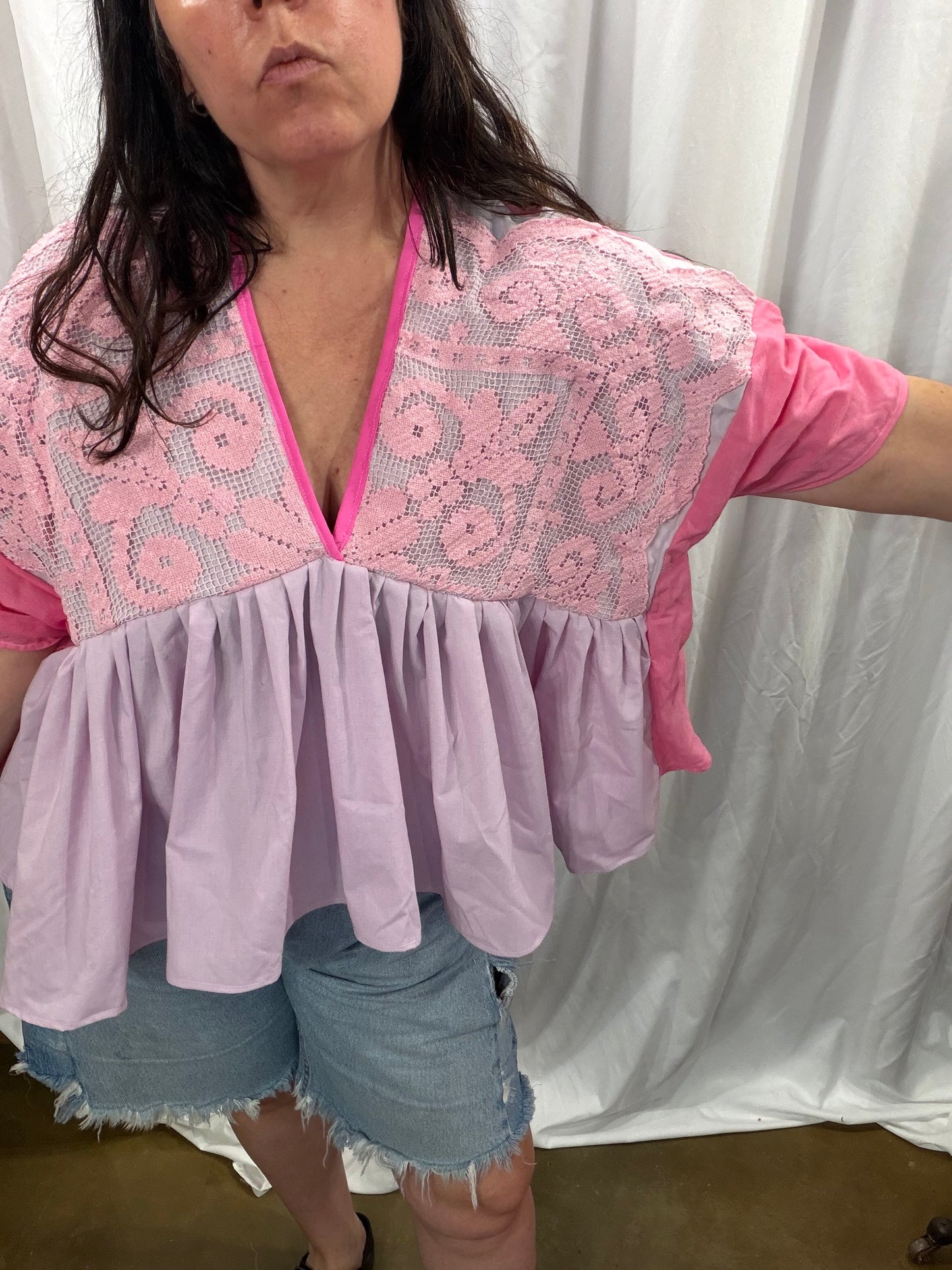 Horizon Lawn Blouse, fits XS to 3X