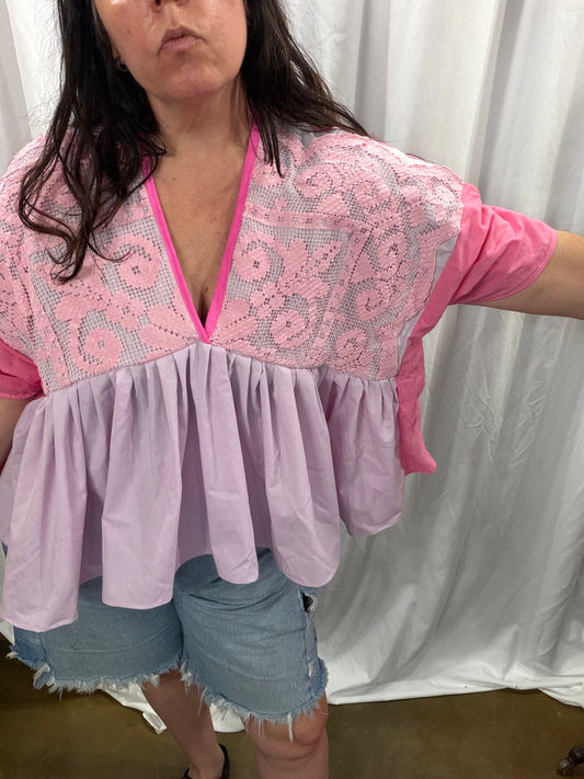 Horizon Lawn Blouse, fits XS to 3X