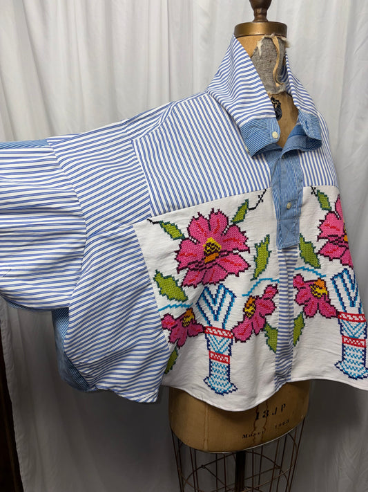 3/4 Hyacinth Pullover, Fits XS to 3X