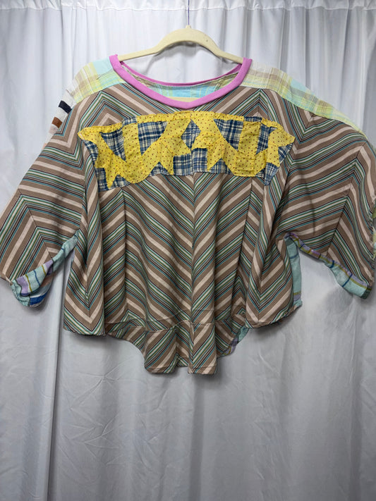 Mimosa Blouse, Fits XS to XL
