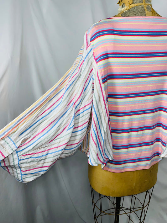 XS-S-M-L-XL+ Seance-Sleeve Top