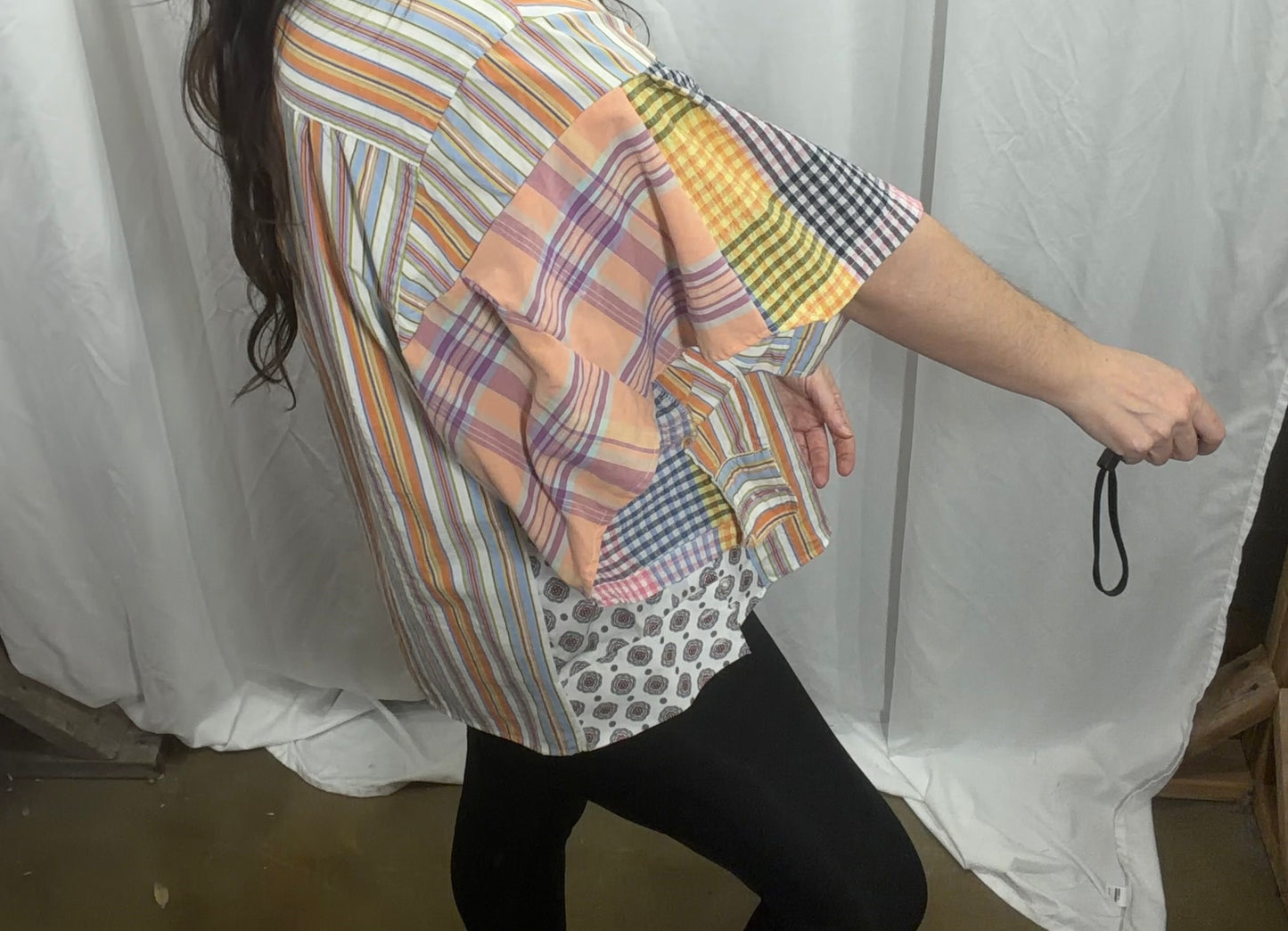 Camelia Kimono Blouse, fits XS to 2X