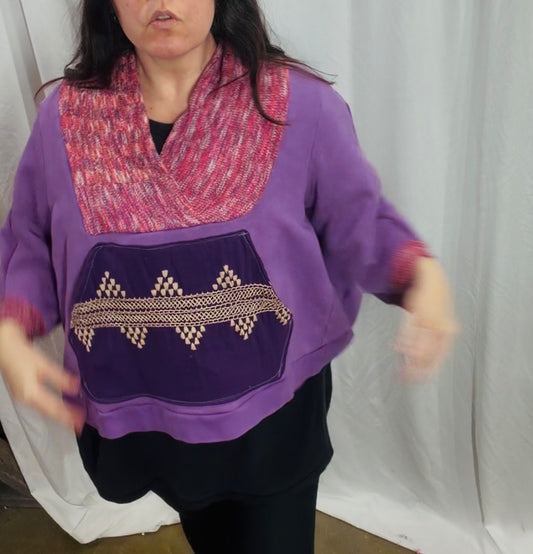 Phlox Pullover Fits XS to 2X