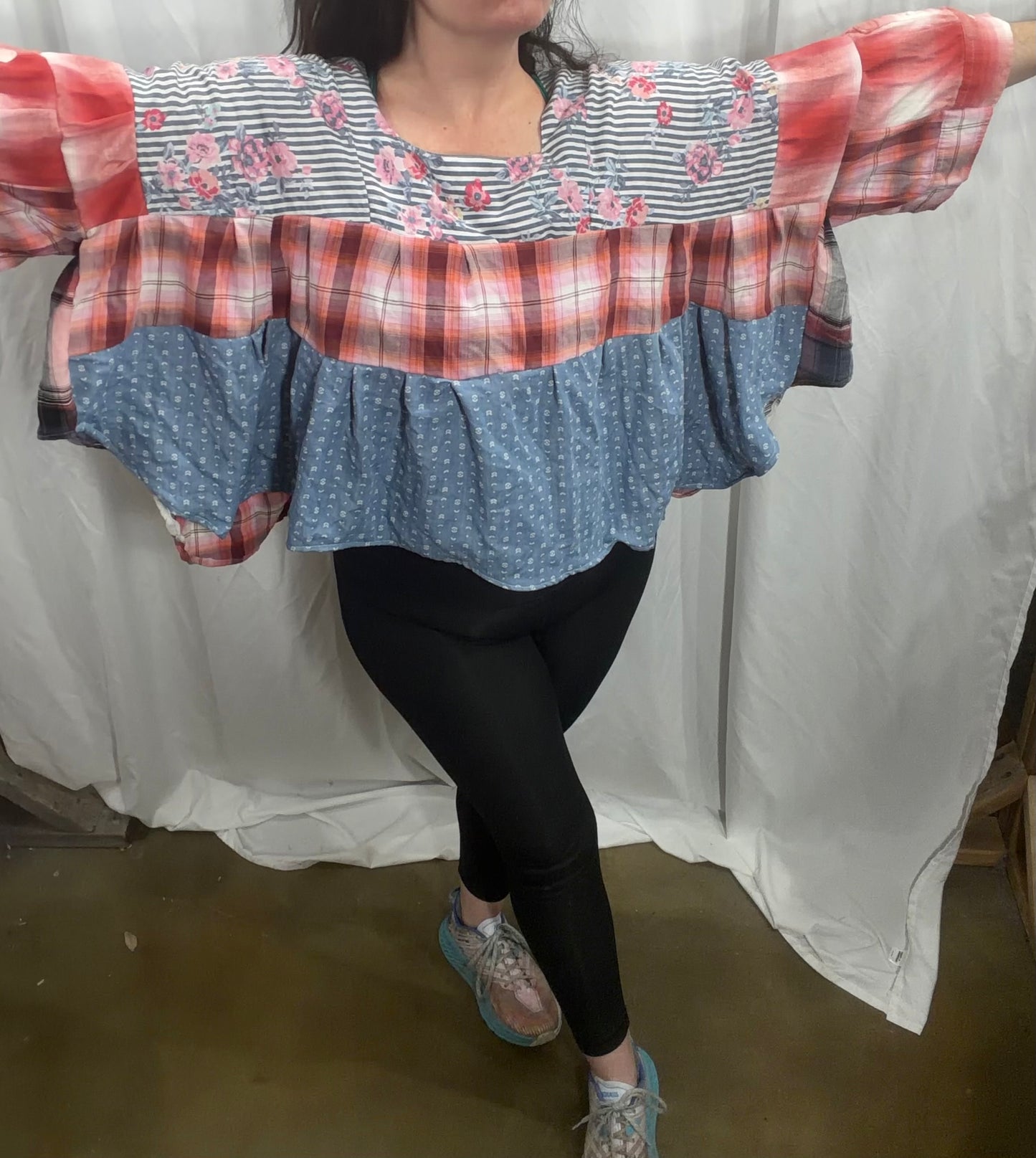 Camelia Blouse, fits XS to 3X